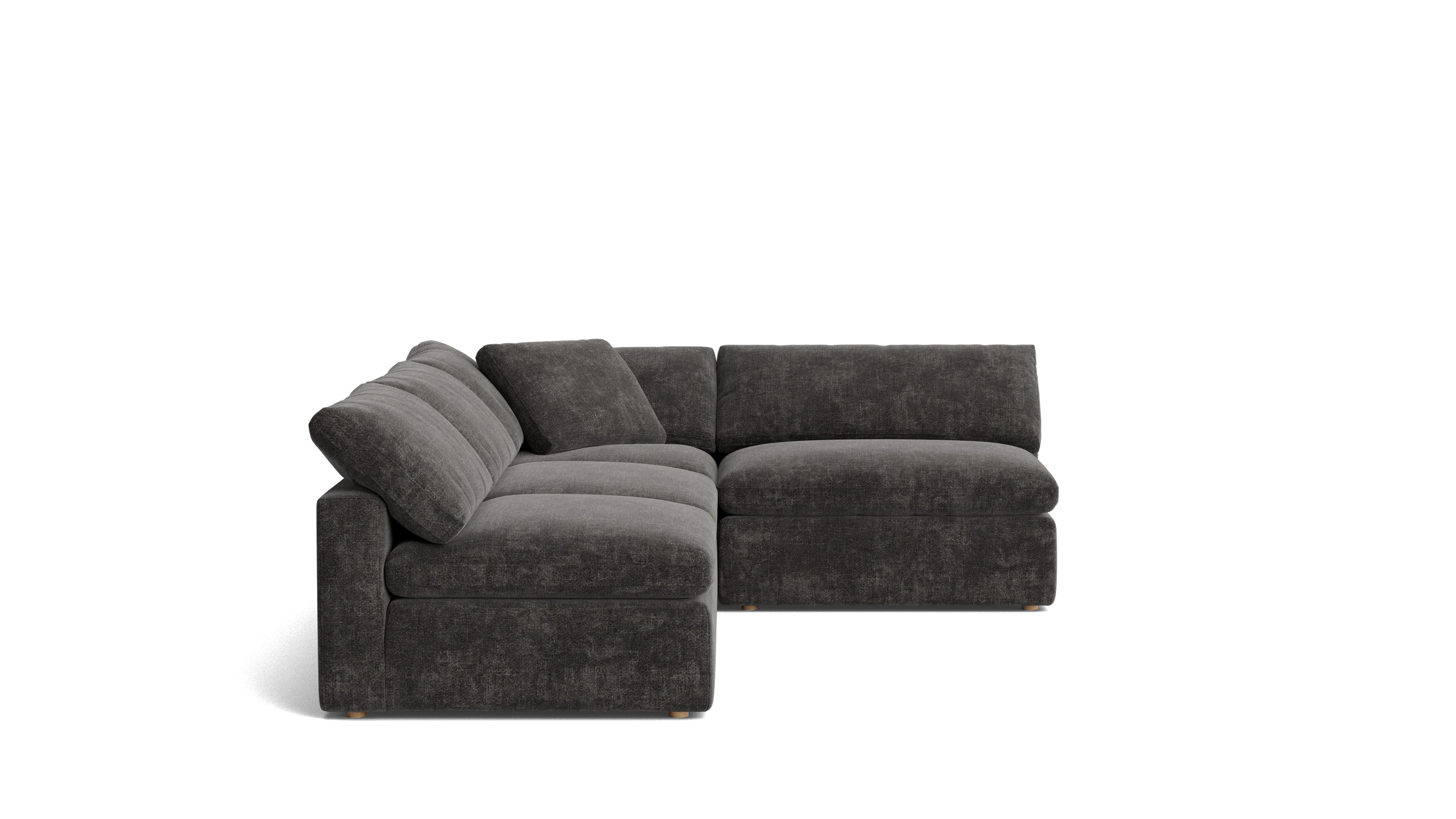 Movie Night™ 4 - Piece Modular Sectional Open, Large, Truffle - Sundays Company CanadaSEC-YJ-924-003