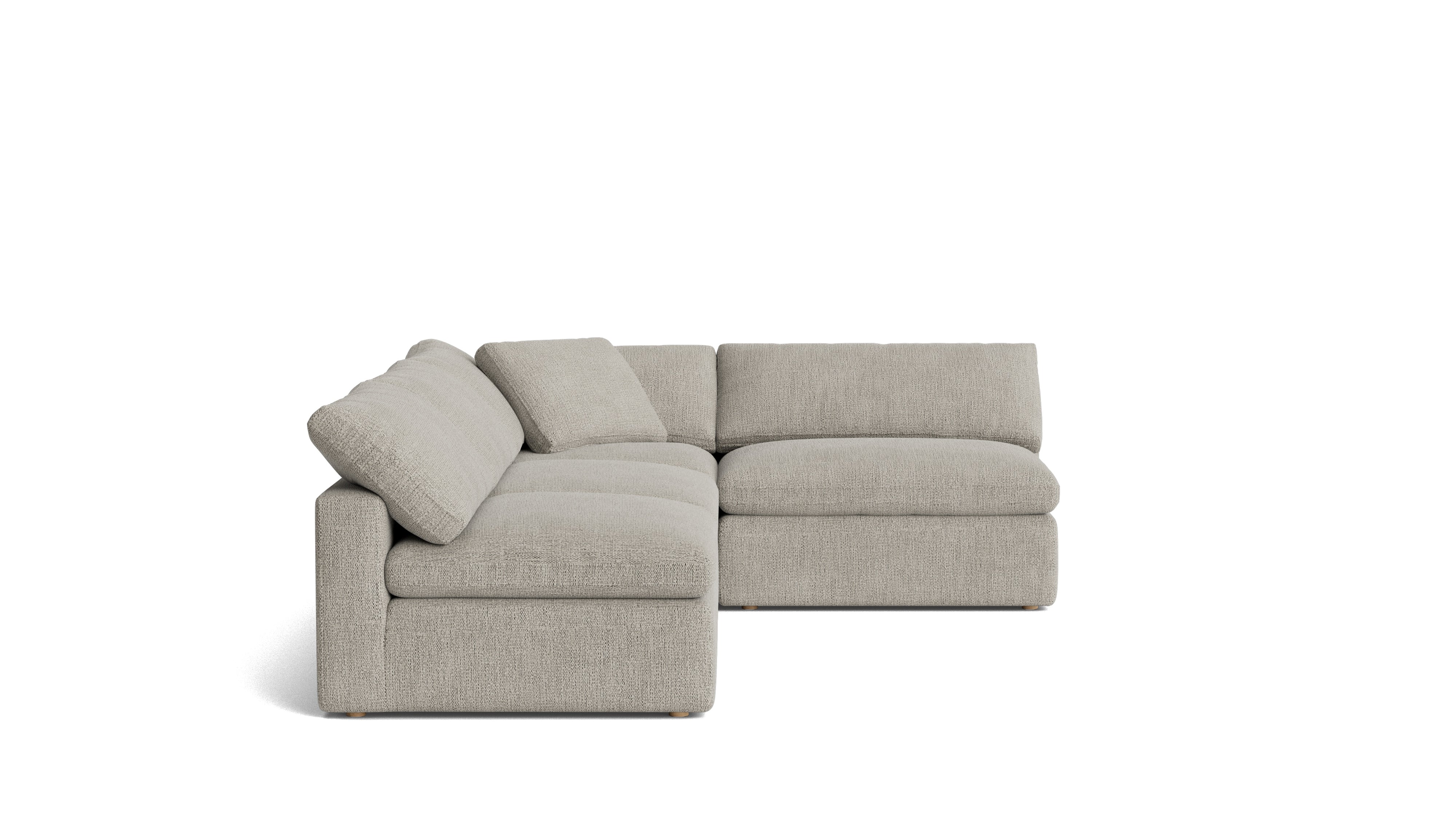 Movie Night™ 4 - Piece Modular Sectional Open, Large, Oatmeal - Sundays Company CanadaSEC-YJ-924-007