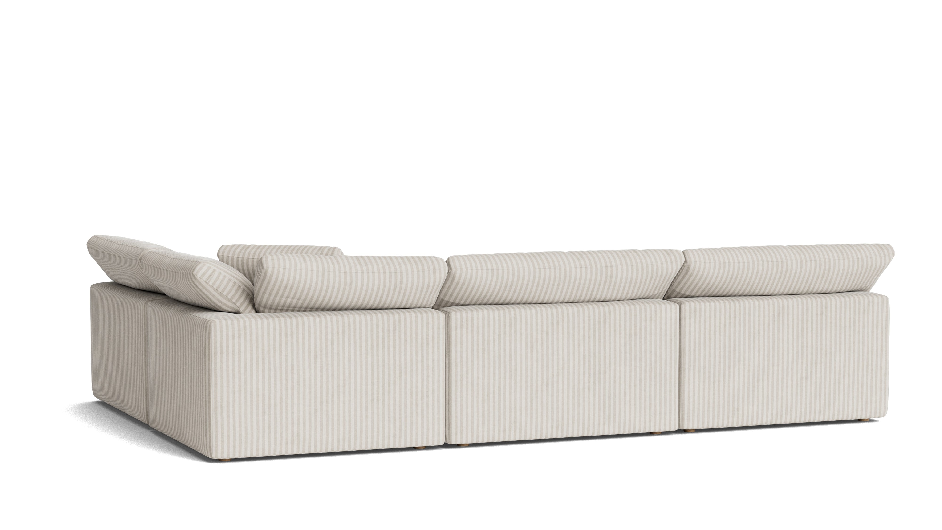Movie Night™ 4 - Piece Modular Sectional Open, Large, Newport Stripe - Sundays Company CanadaSEC-YJ-924-011