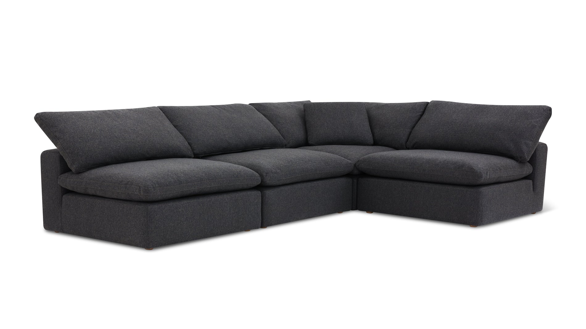 Movie Night™ 4-Piece Modular Sectional Open, Large, Dark Shadow_image