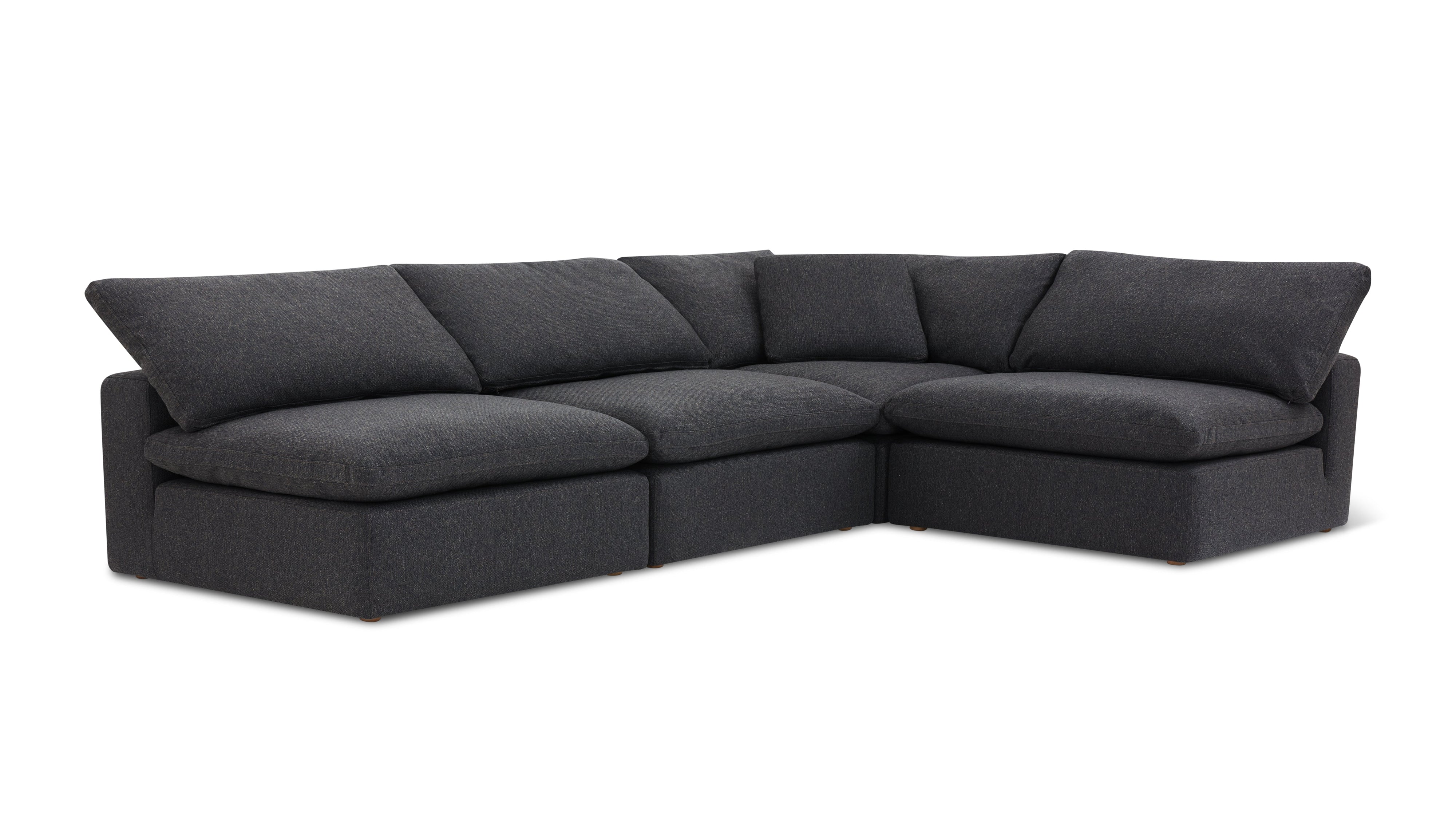 Movie Night™ 4-Piece Modular Sectional Open, Large, Dark Shadow - Image 8