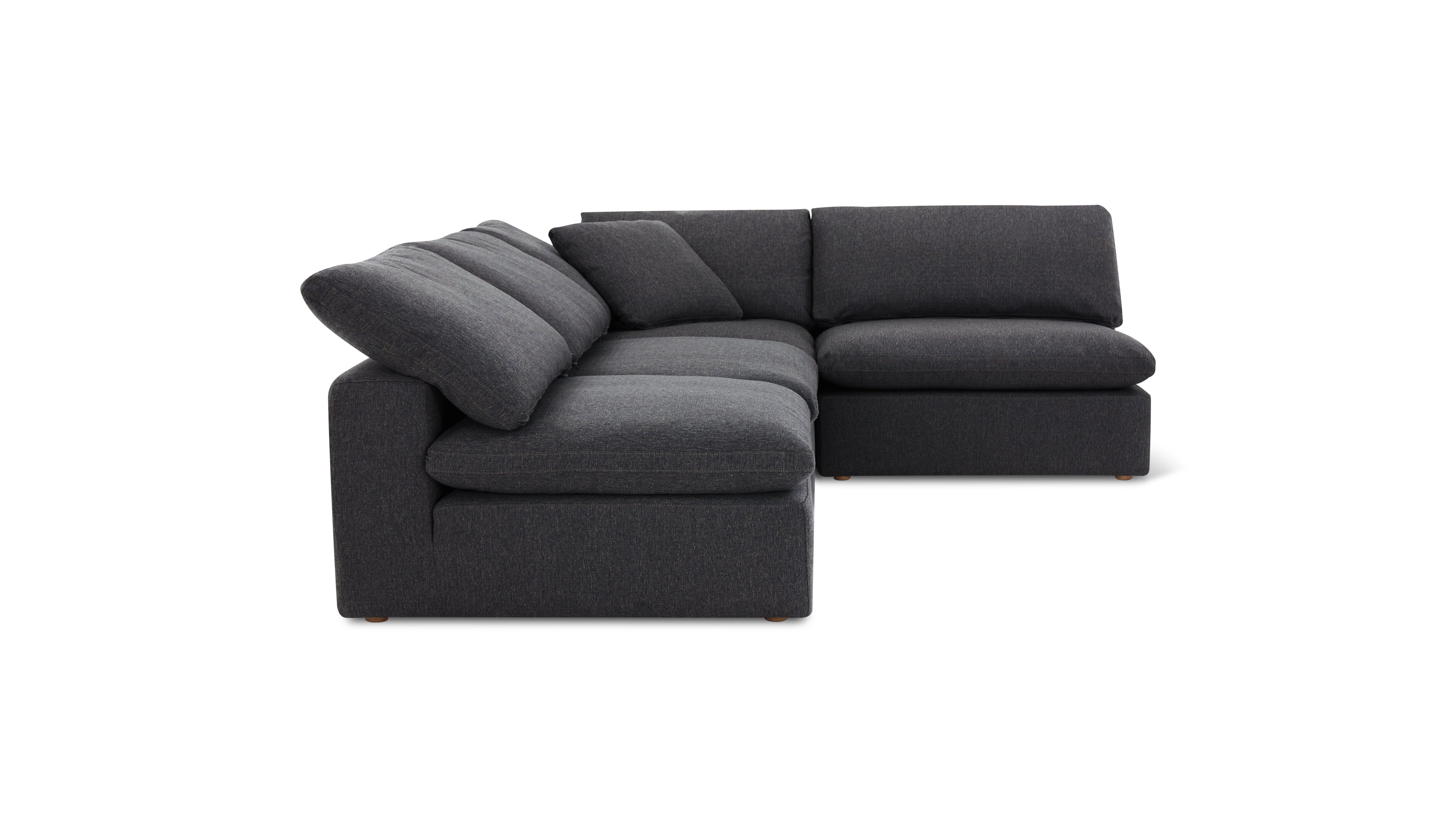 Movie Night™ 4-Piece Modular Sectional Open, Large, Dark Shadow - Image 8