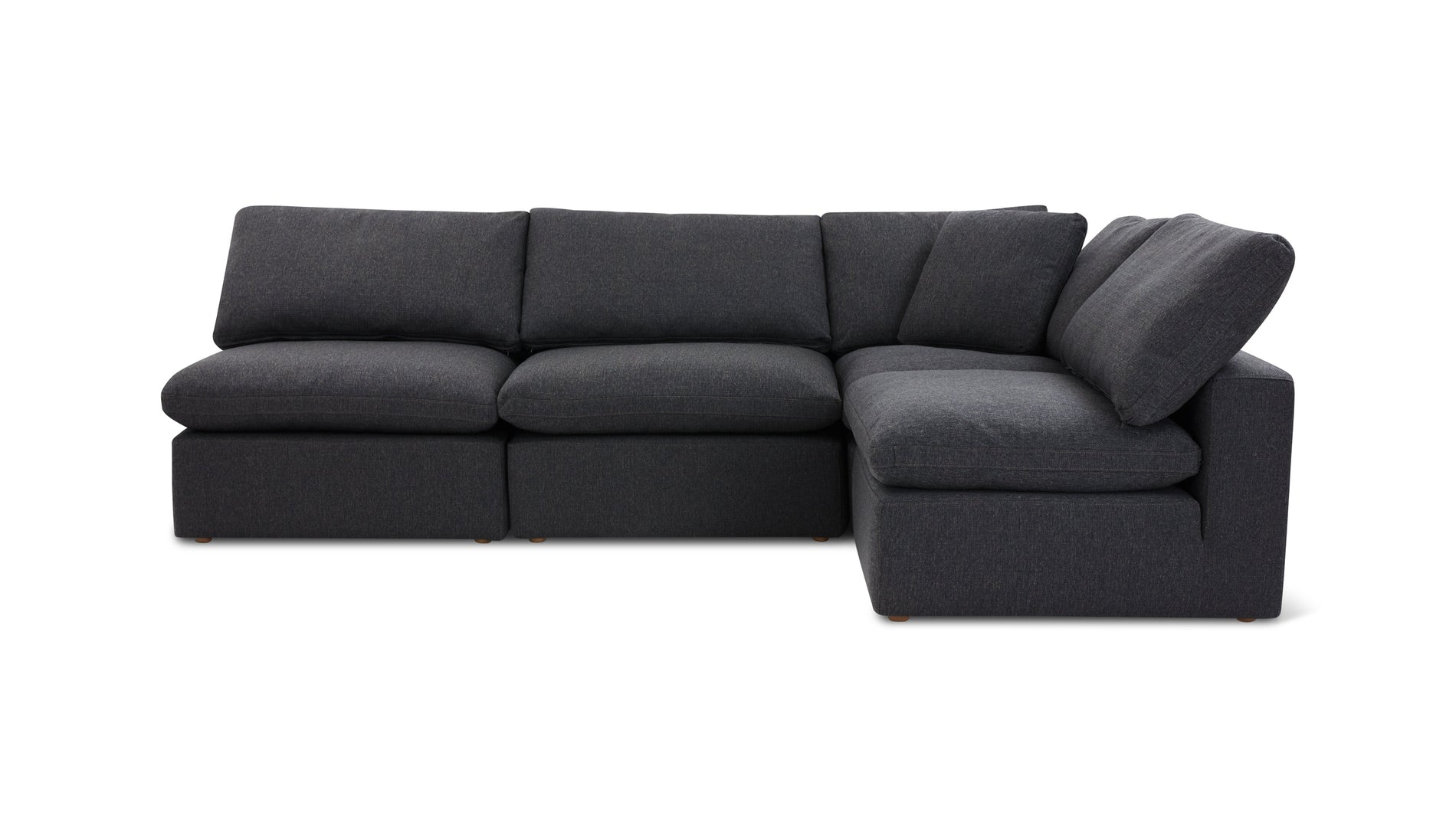 Movie Night™ 4-Piece Modular Sectional Open, Large, Dark Shadow_image