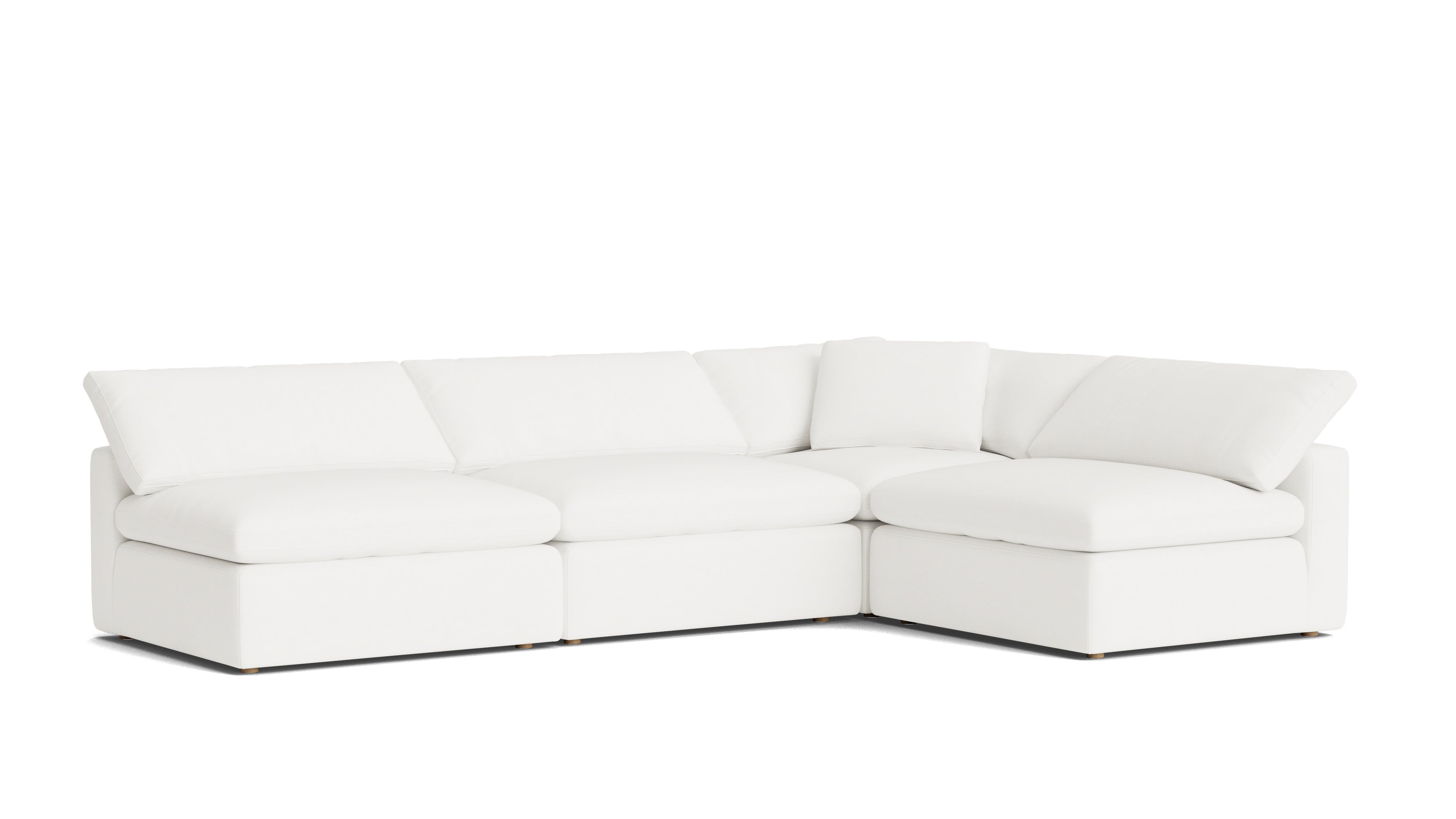 Movie Night™ 4 - Piece Modular Sectional Open, Large, Brie - Sundays Company CanadaSEC-YJ-924-037