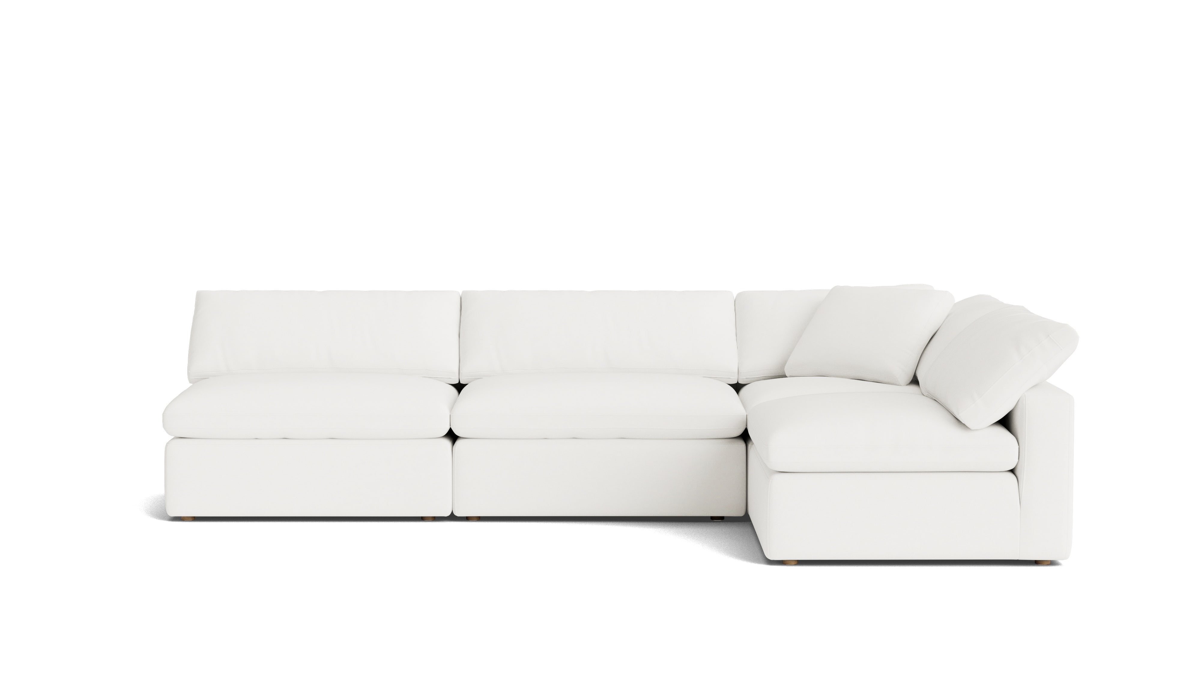 Movie Night™ 4 - Piece Modular Sectional Open, Large, Brie - Sundays Company CanadaSEC-YJ-924-037
