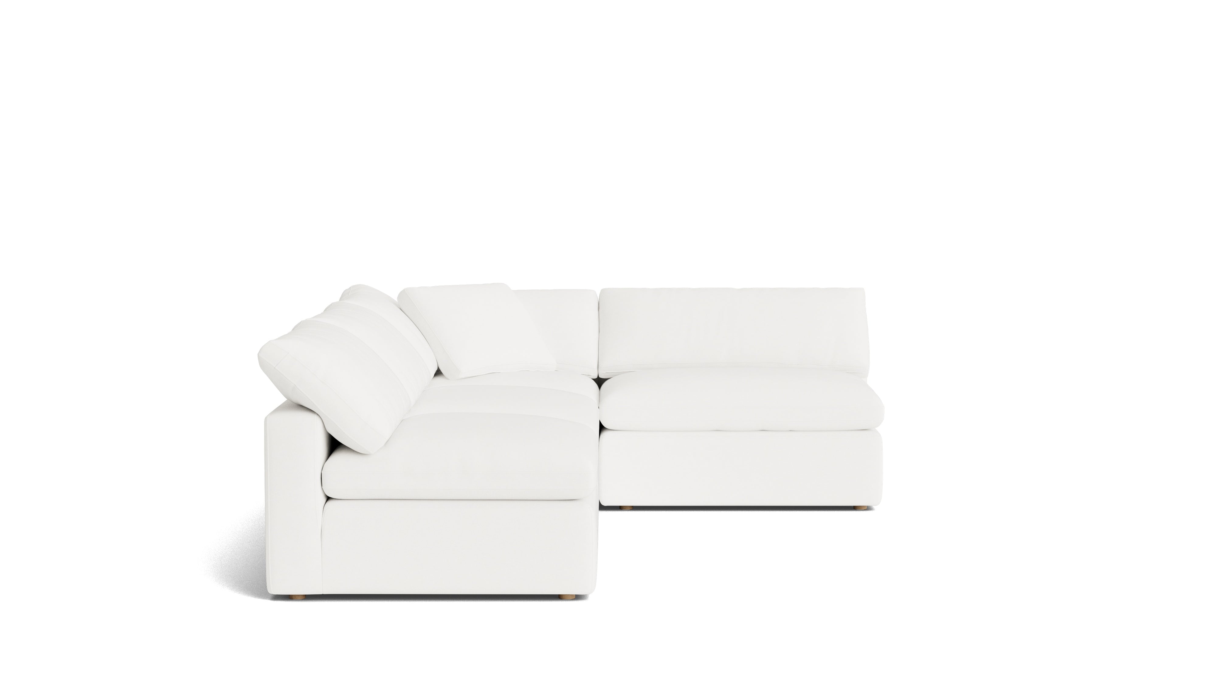 Movie Night™ 4 - Piece Modular Sectional Open, Large, Brie - Sundays Company CanadaSEC-YJ-924-037