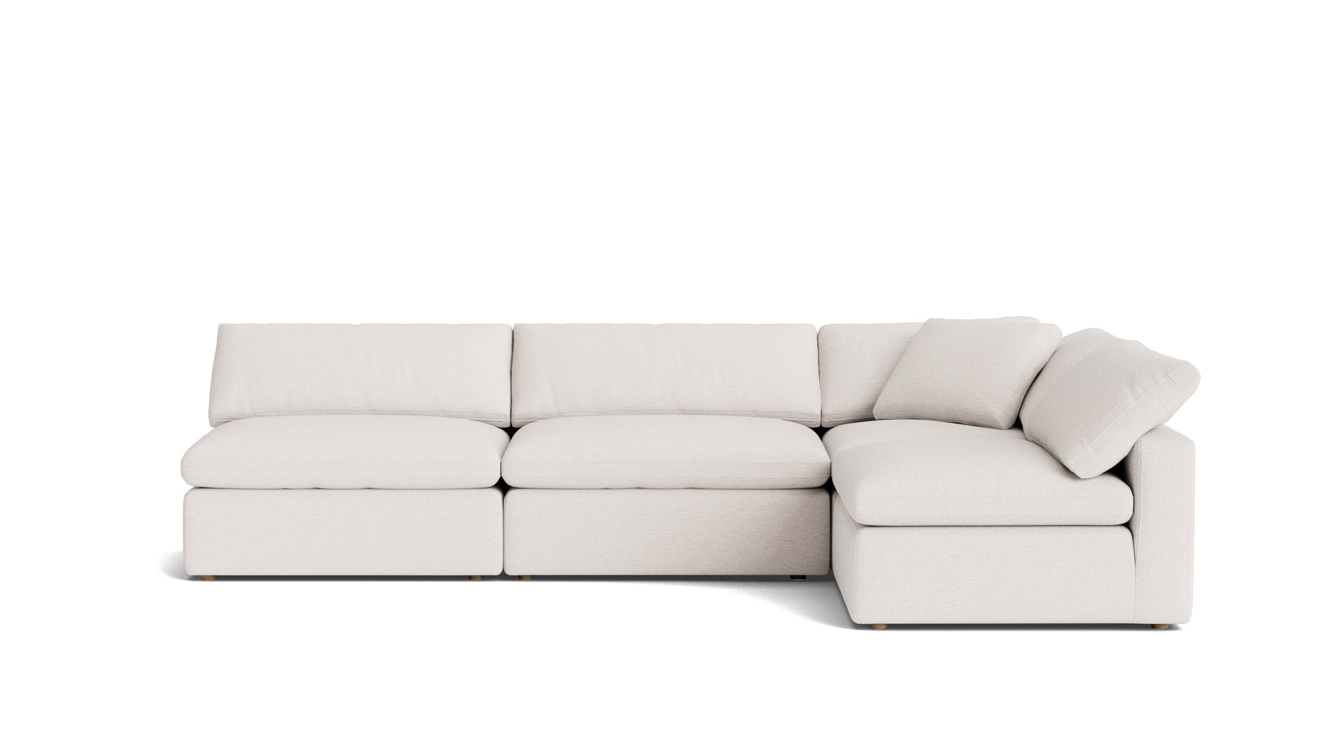 Movie Night™ 4-Piece Modular Sectional Open, Large, Nomad Snow_image
