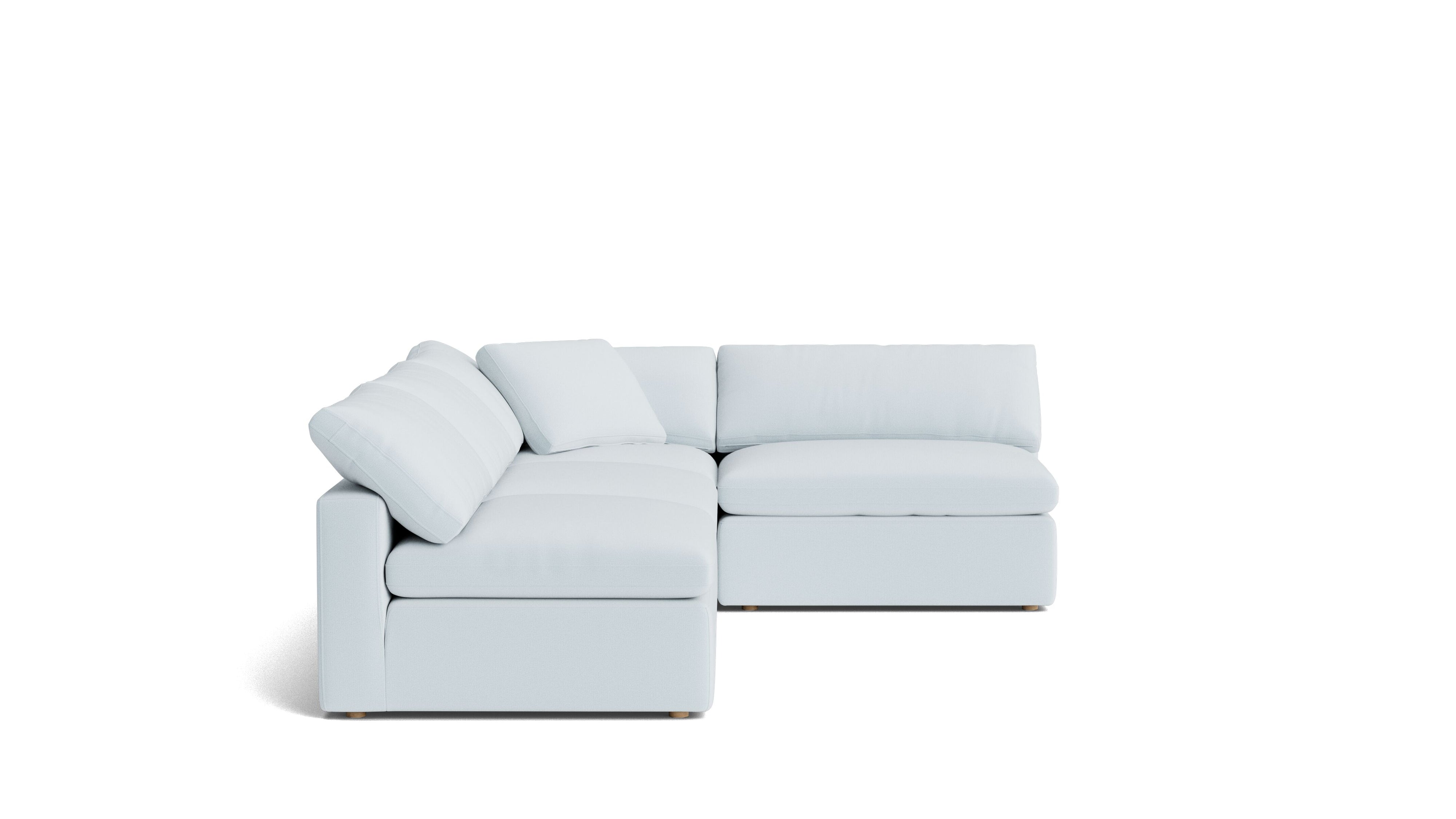 Movie Night™ 4-Piece Modular Sectional Open, Large, Cove