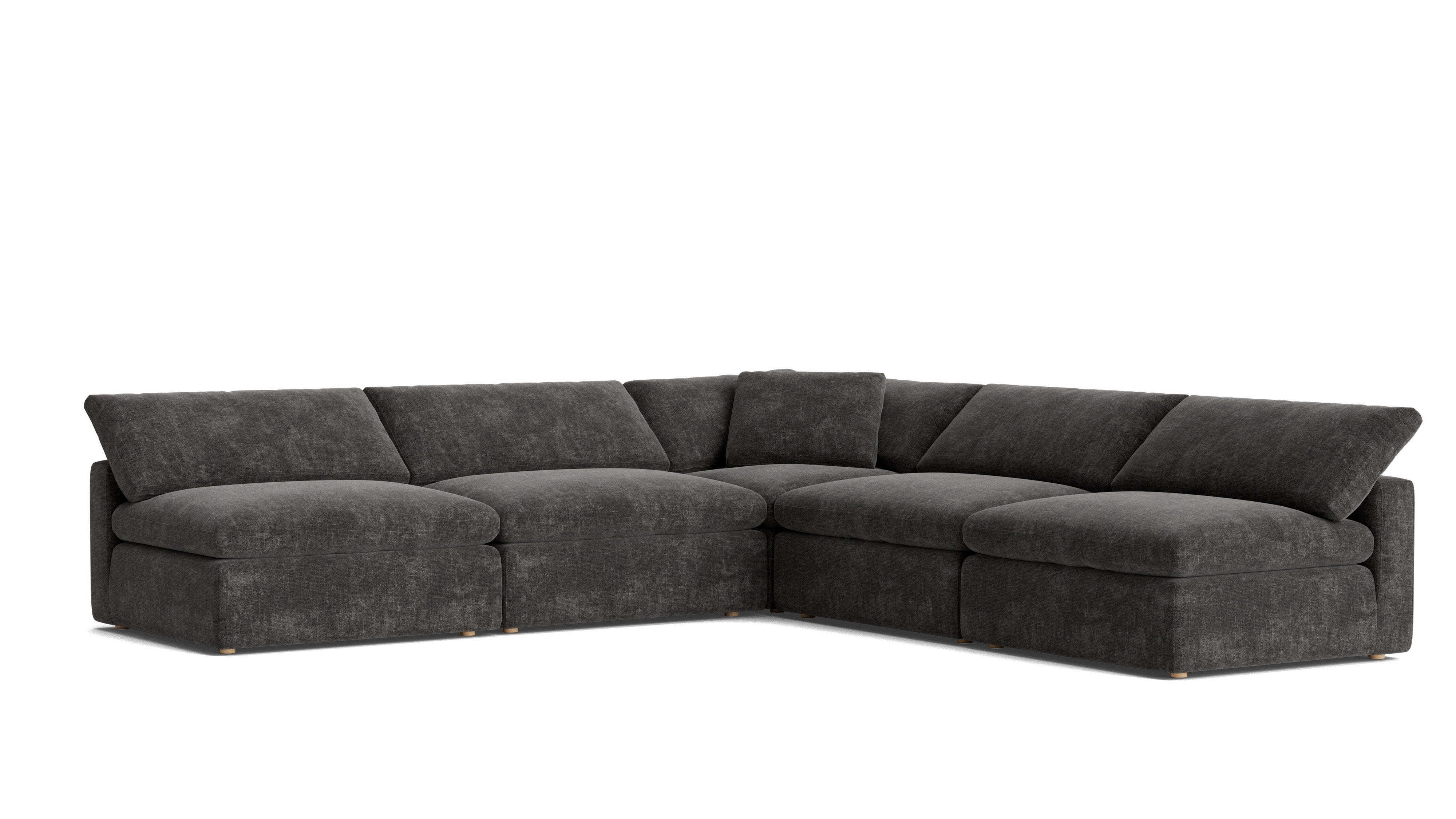 Movie Night™ 5 - Piece Modular Sectional Open, Large, Truffle - Sundays Company CanadaSEC-YJ-925-003