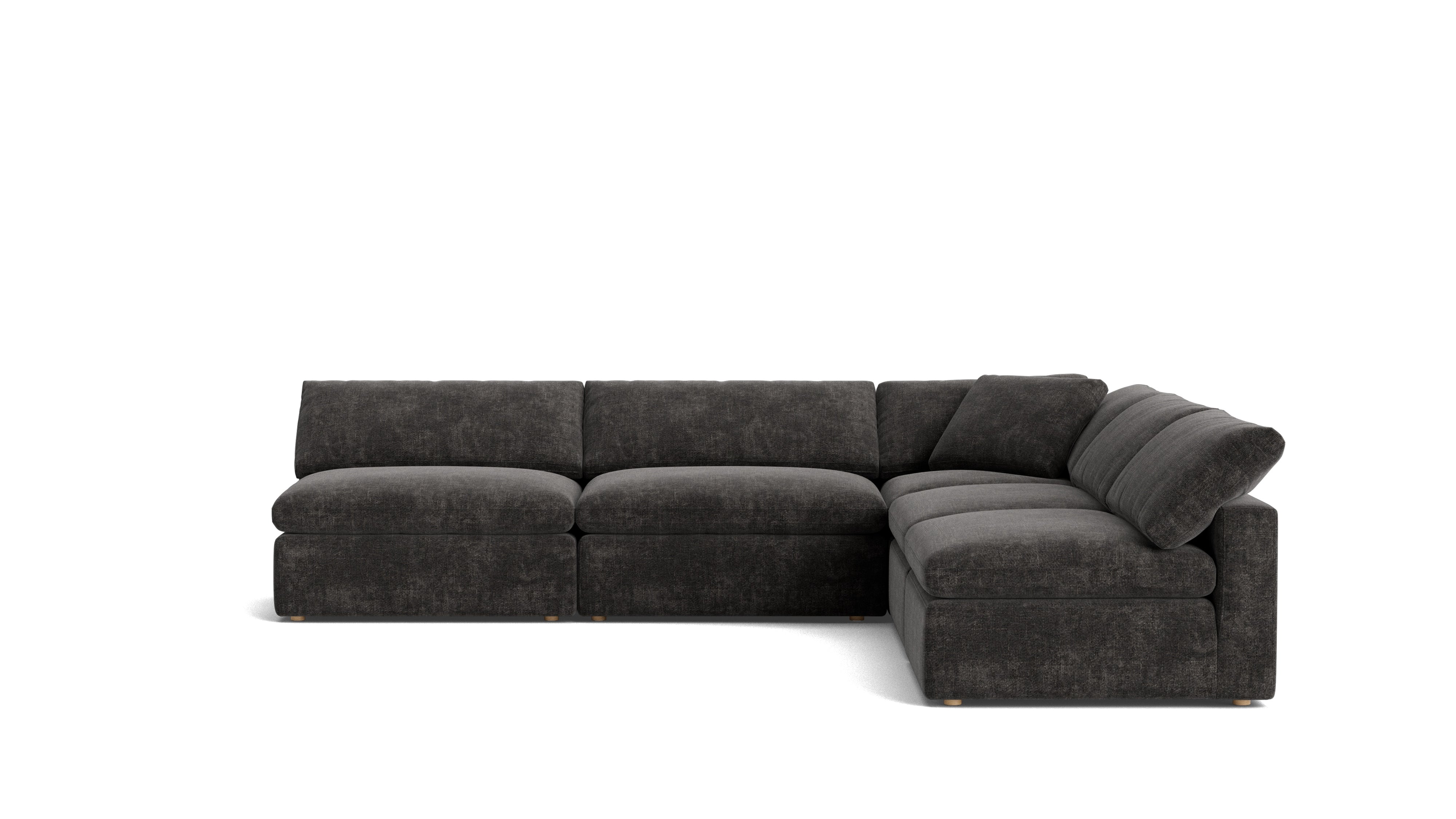 Movie Night™ 5 - Piece Modular Sectional Open, Large, Truffle - Sundays Company CanadaSEC-YJ-925-003