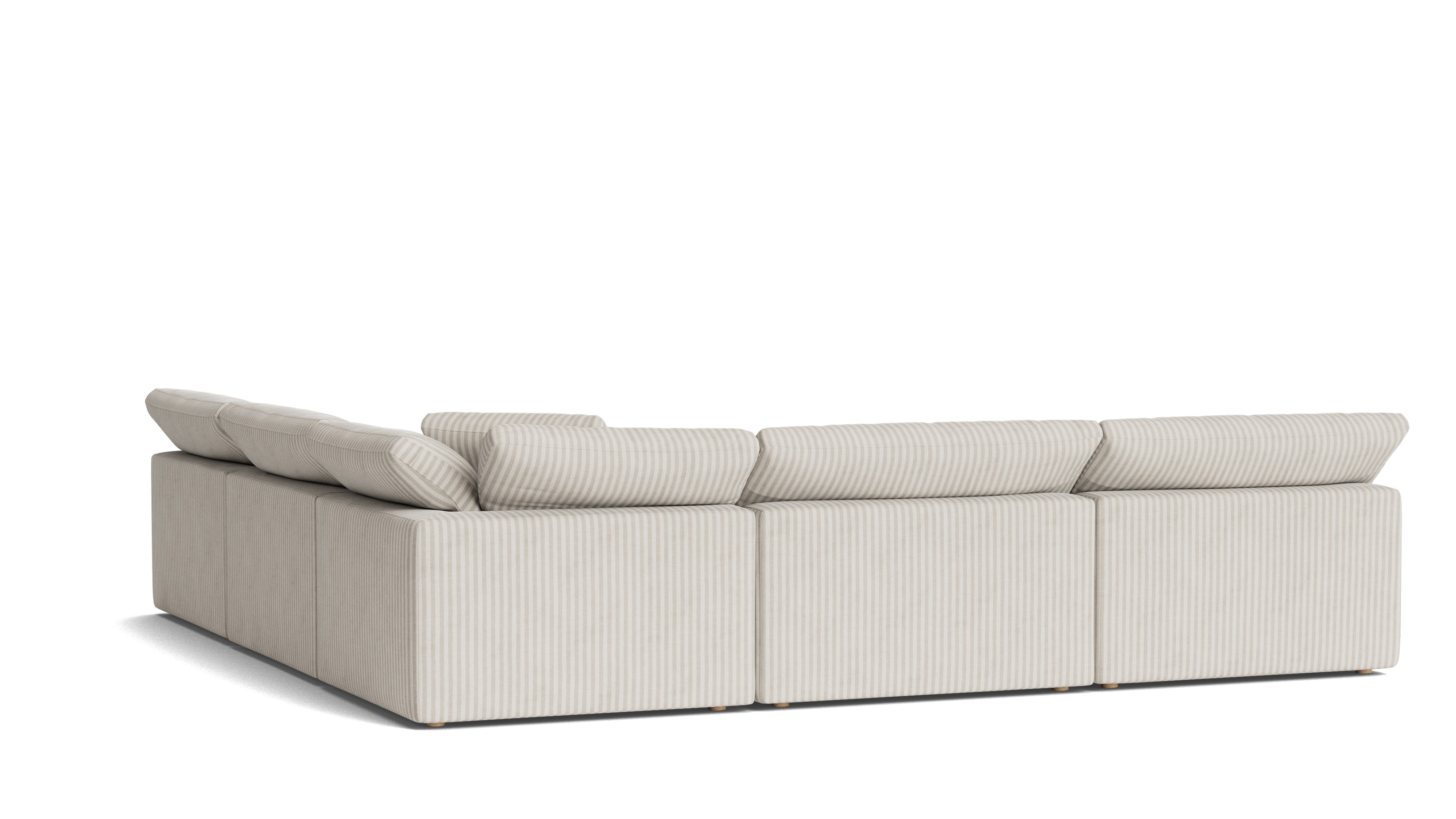 Movie Night™ 5 - Piece Modular Sectional Open, Large, Newport Stripe - Sundays Company CanadaSEC-YJ-925-011
