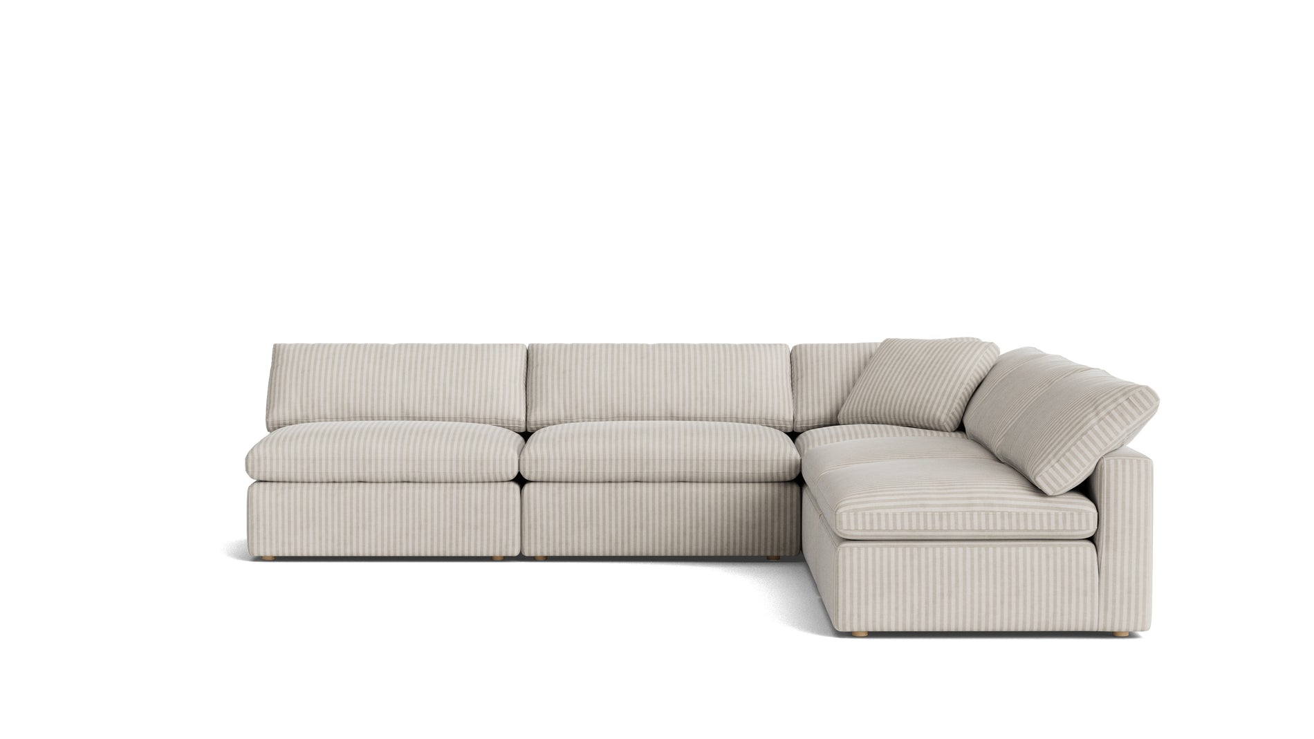 Movie Night™ 5-Piece Modular Sectional Open, Large, Newport Stripe_image