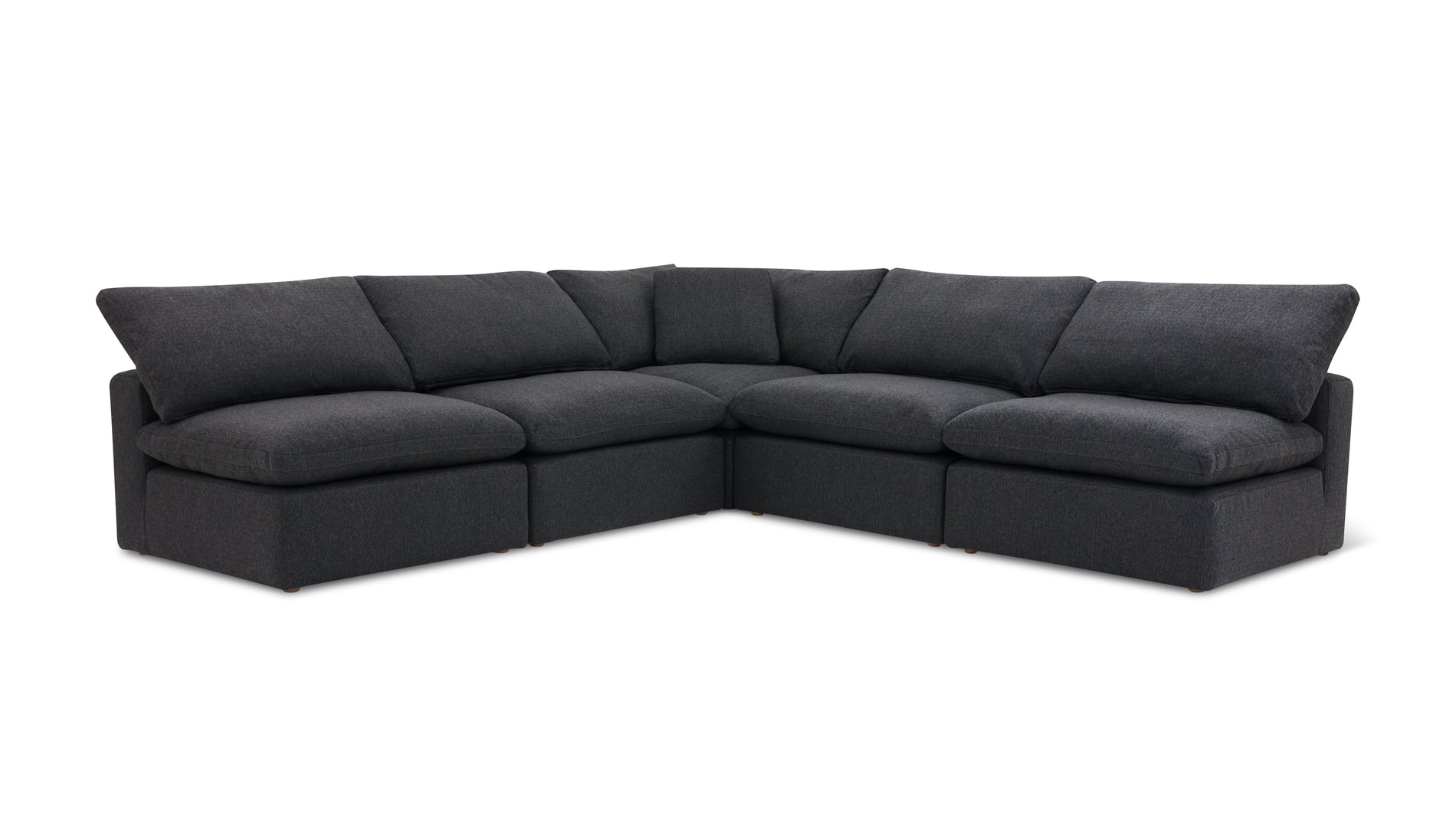 Movie Night™ 5-Piece Modular Sectional Open, Large, Dark Shadow_image