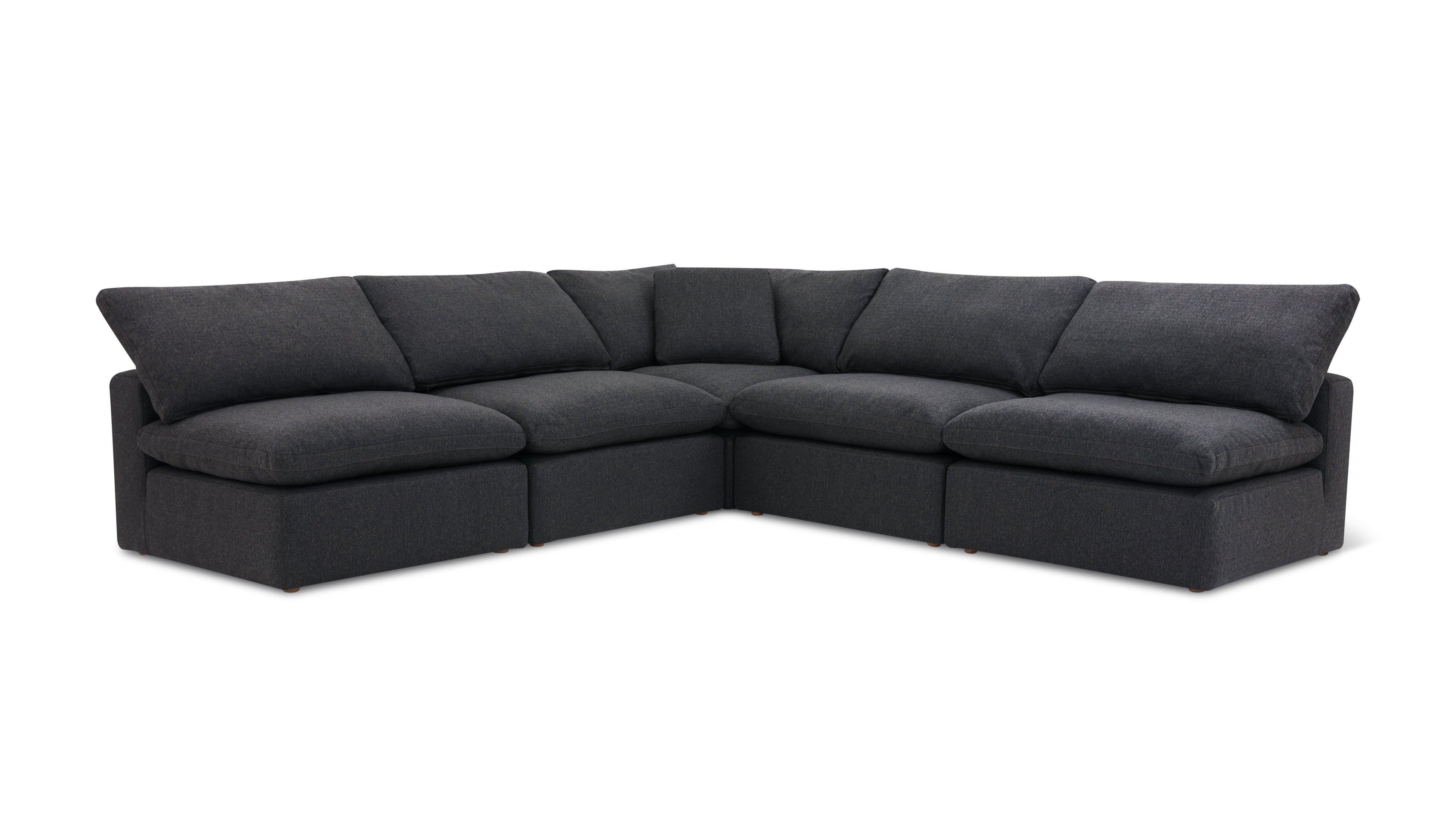 Movie Night™ 5-Piece Modular Sectional Open, Large, Dark Shadow - Image 8