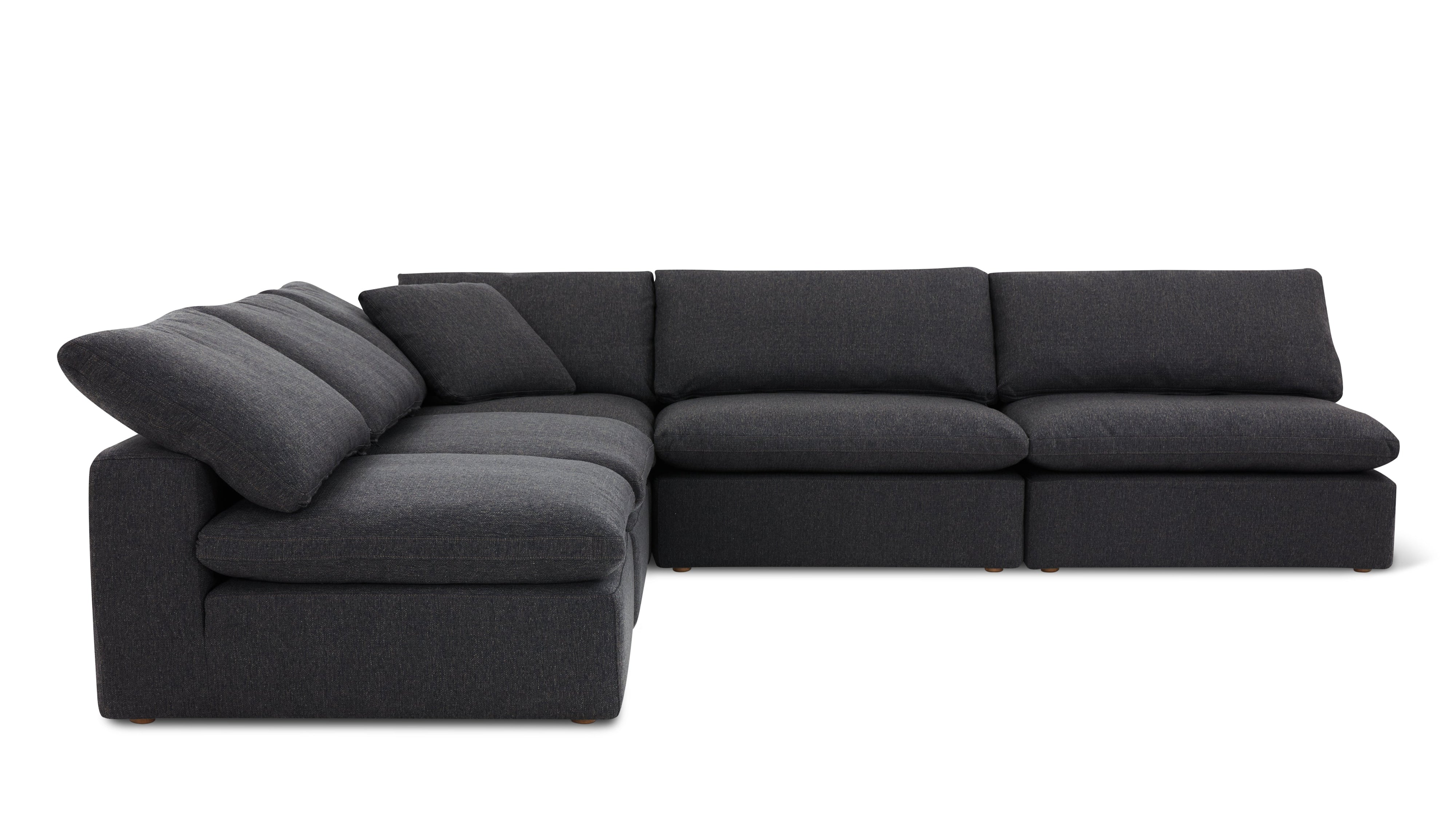 Movie Night™ 5-Piece Modular Sectional Open, Large, Dark Shadow - Image 8