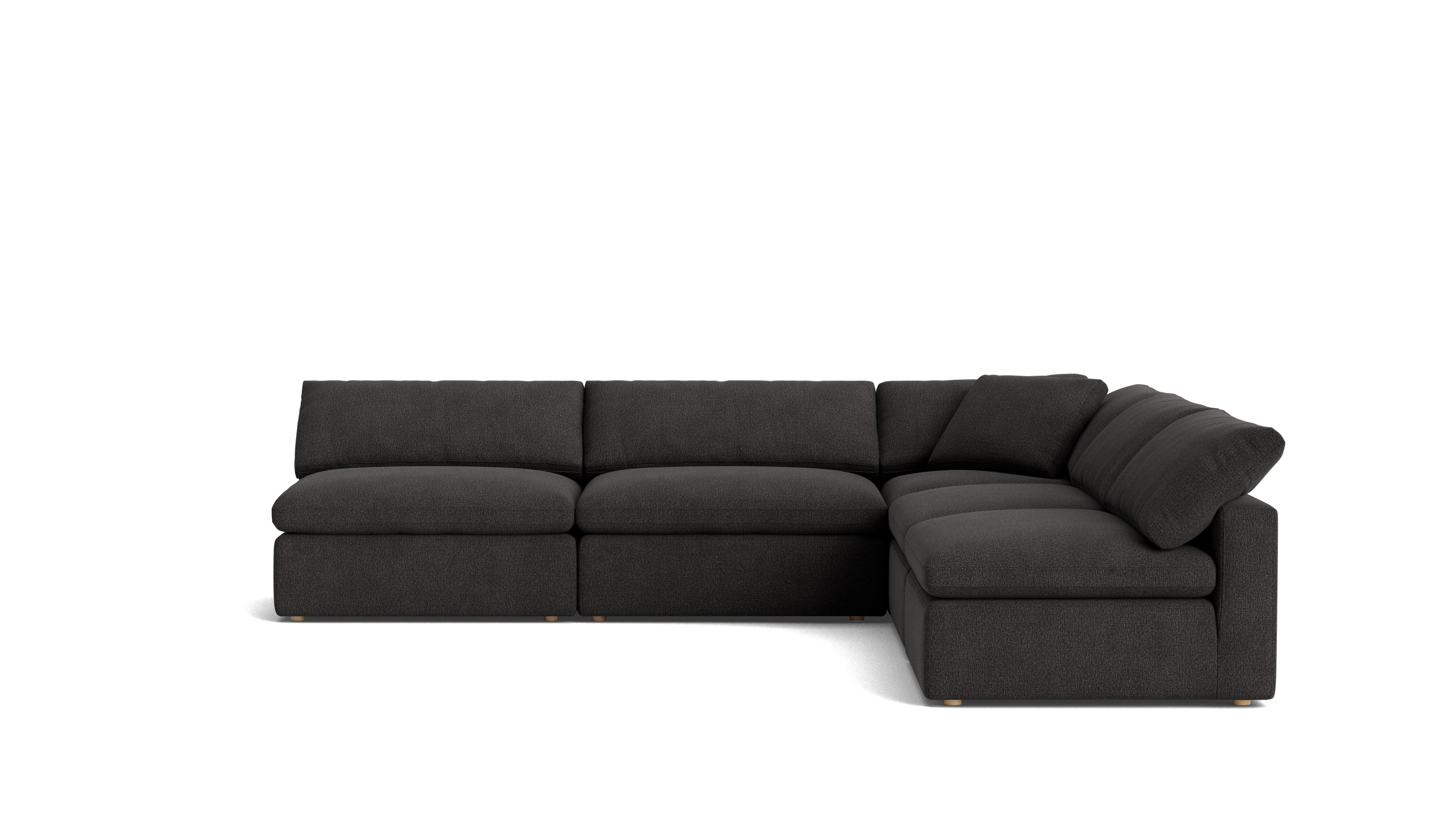 Movie Night™ 5 - Piece Modular Sectional Open, Large, Dark Shadow - Sundays Company CanadaSEC-YJ-925-025