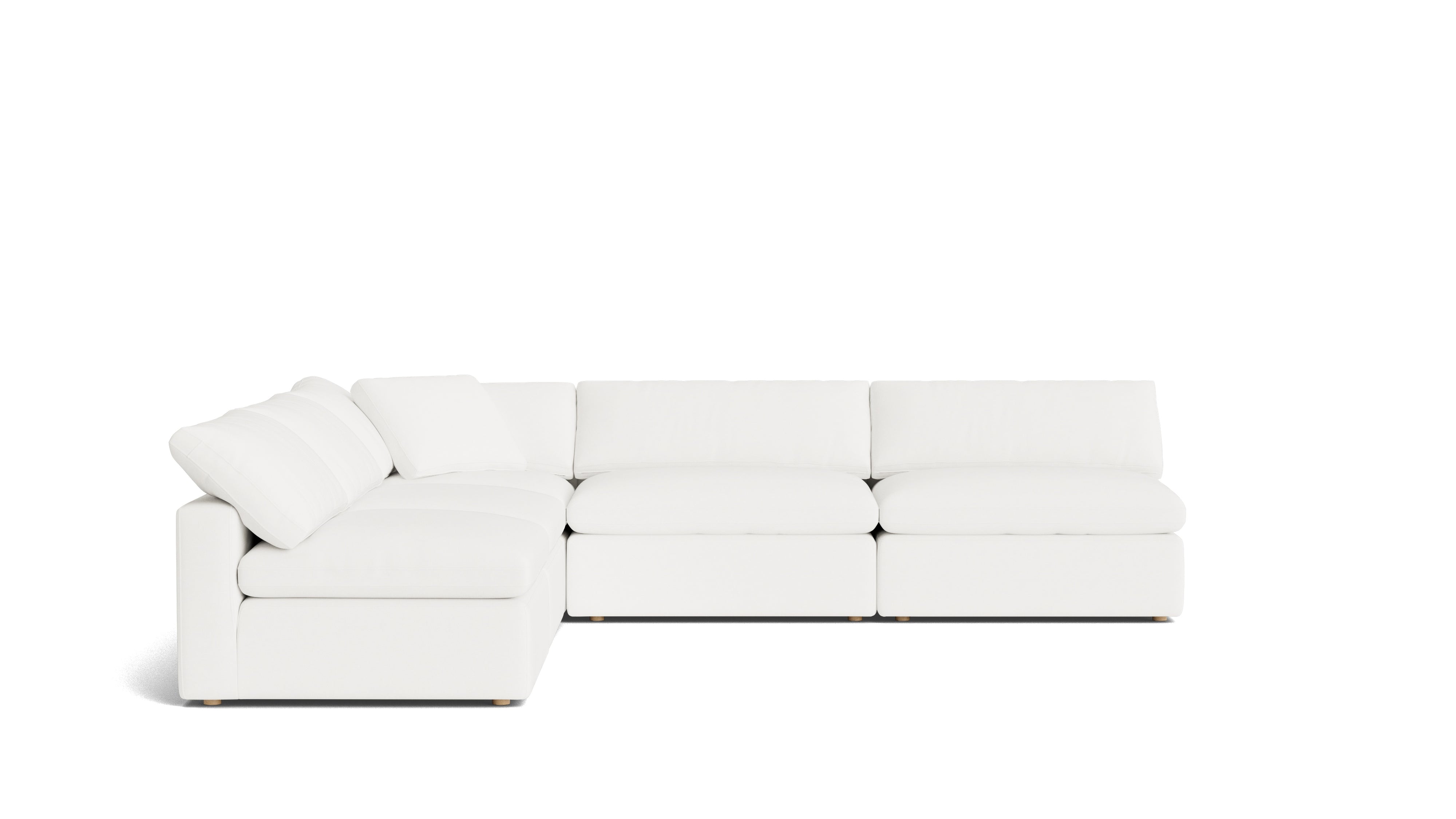 Movie Night™ 5 - Piece Modular Sectional Open, Large, Brie - Sundays Company CanadaSEC-YJ-925-037