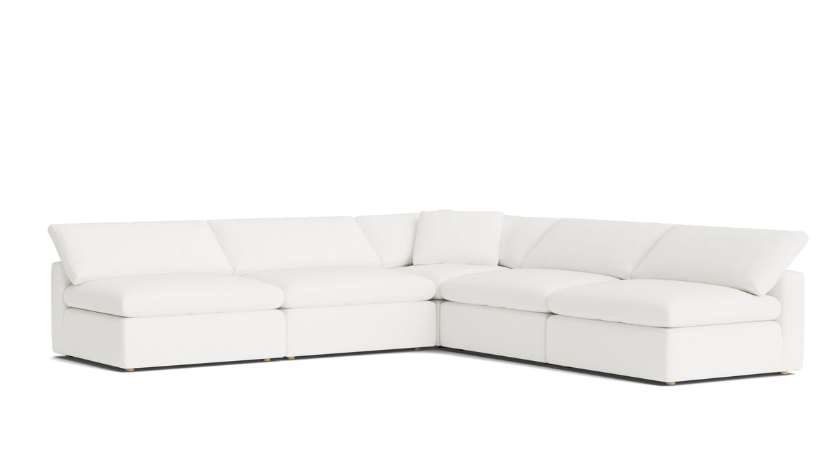 Movie Night™ 5-Piece Modular Sectional Open, Large, Brie — alternate view
