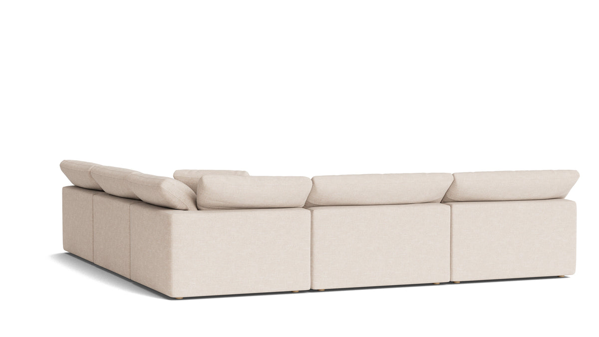Movie Night™ 5-Piece Modular Sectional Open, Large, Sunbeam — alternate view