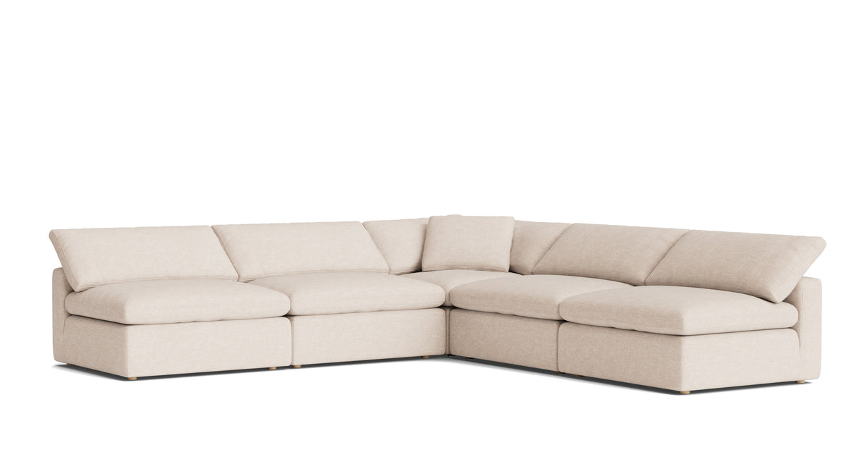 Movie Night™ 5-Piece Modular Sectional Open, Large, Sunbeam — alternate view
