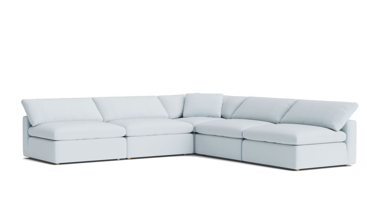 Movie Night™ 5-Piece Modular Sectional Open, Large, Cove — alternate view