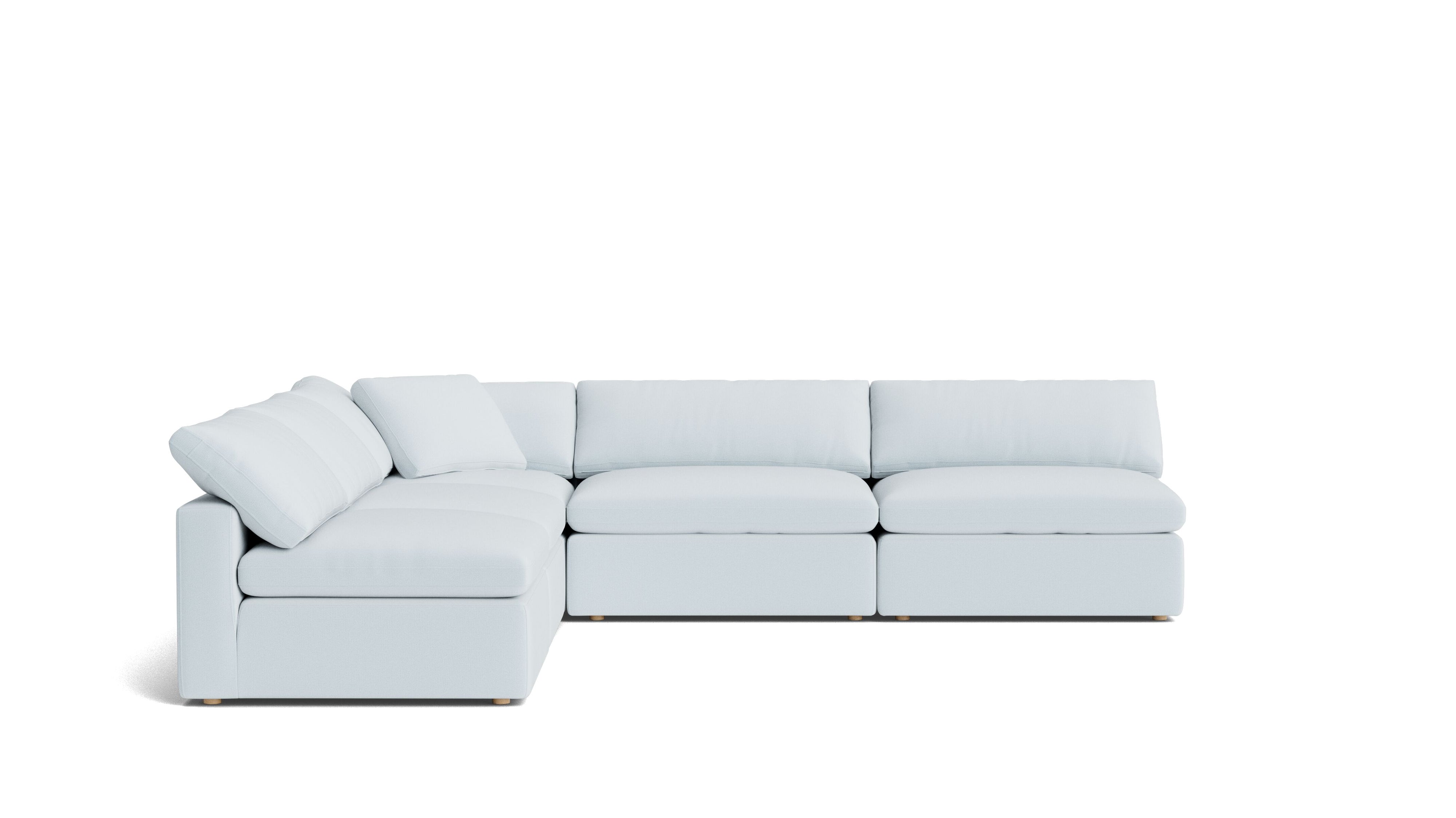 Movie Night™ 5-Piece Modular Sectional Open, Large, Cove