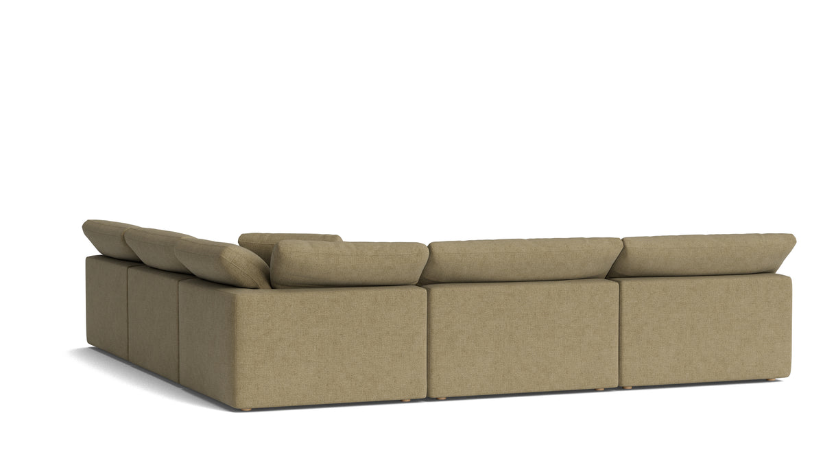 Movie Night™ 5-Piece Modular Sectional Open, Large, Olive