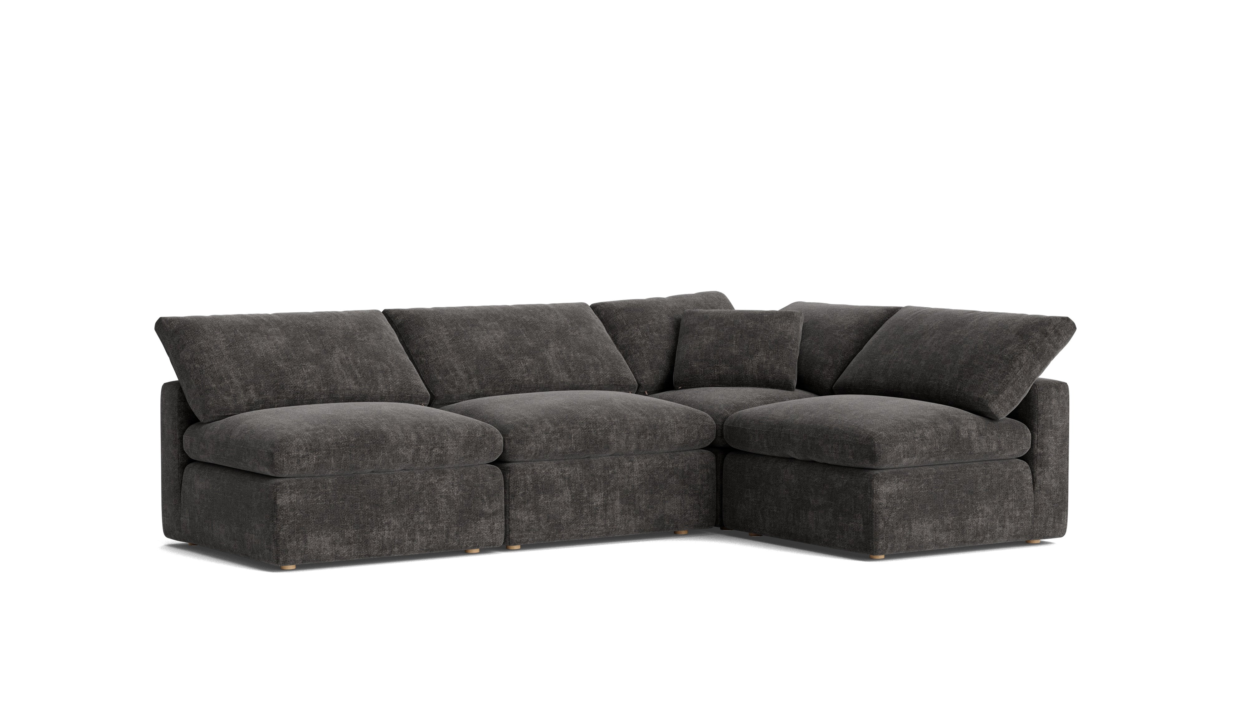 Movie Night™ 4 - Piece Modular Sectional Open, Standard, Truffle - Sundays Company CanadaSEC-YJ-926-003