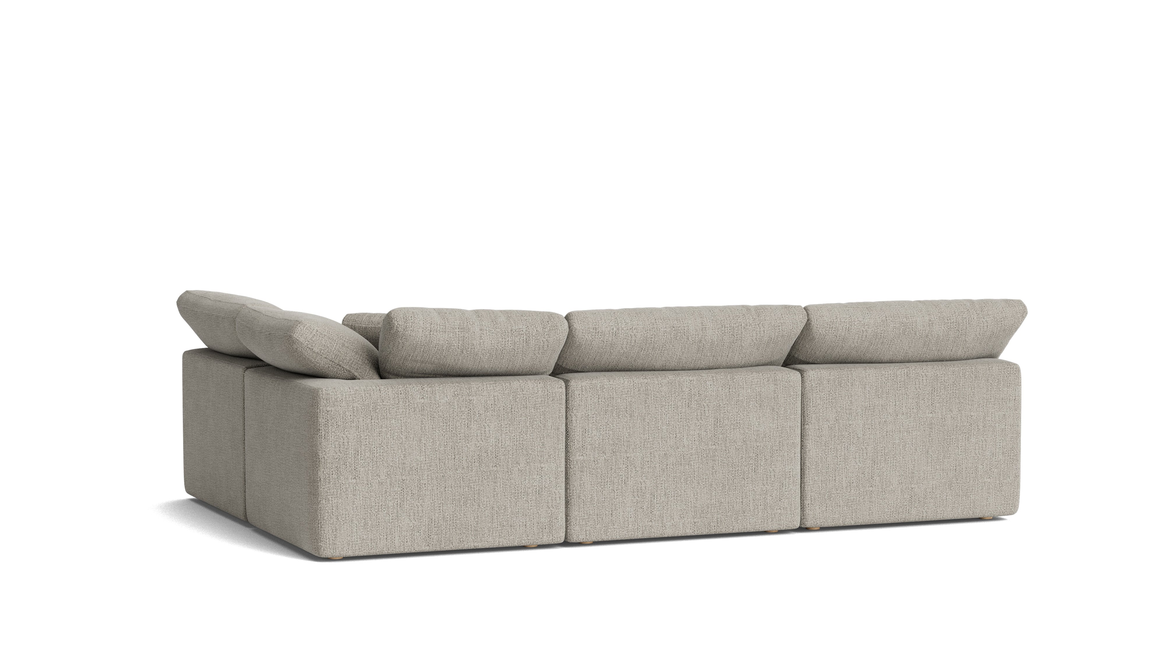 Movie Night™ 4 - Piece Modular Sectional Open, Standard, Oatmeal - Sundays Company CanadaSEC-YJ-926-007