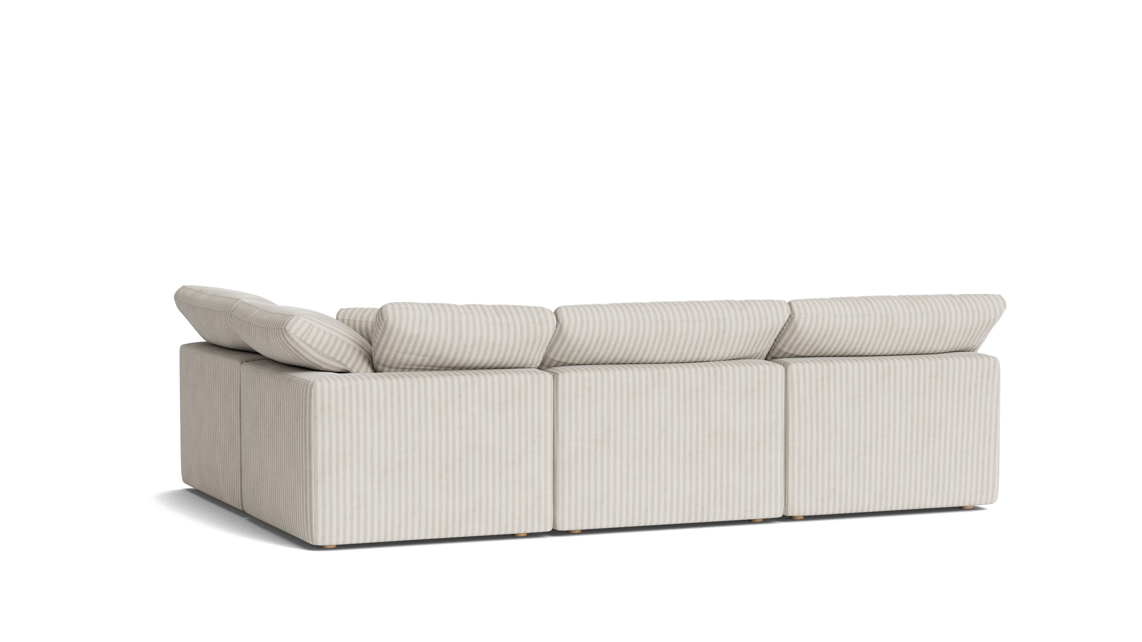 Movie Night™ 4 - Piece Modular Sectional Open, Standard, Newport Stripe - Sundays Company CanadaSEC-YJ-926-011