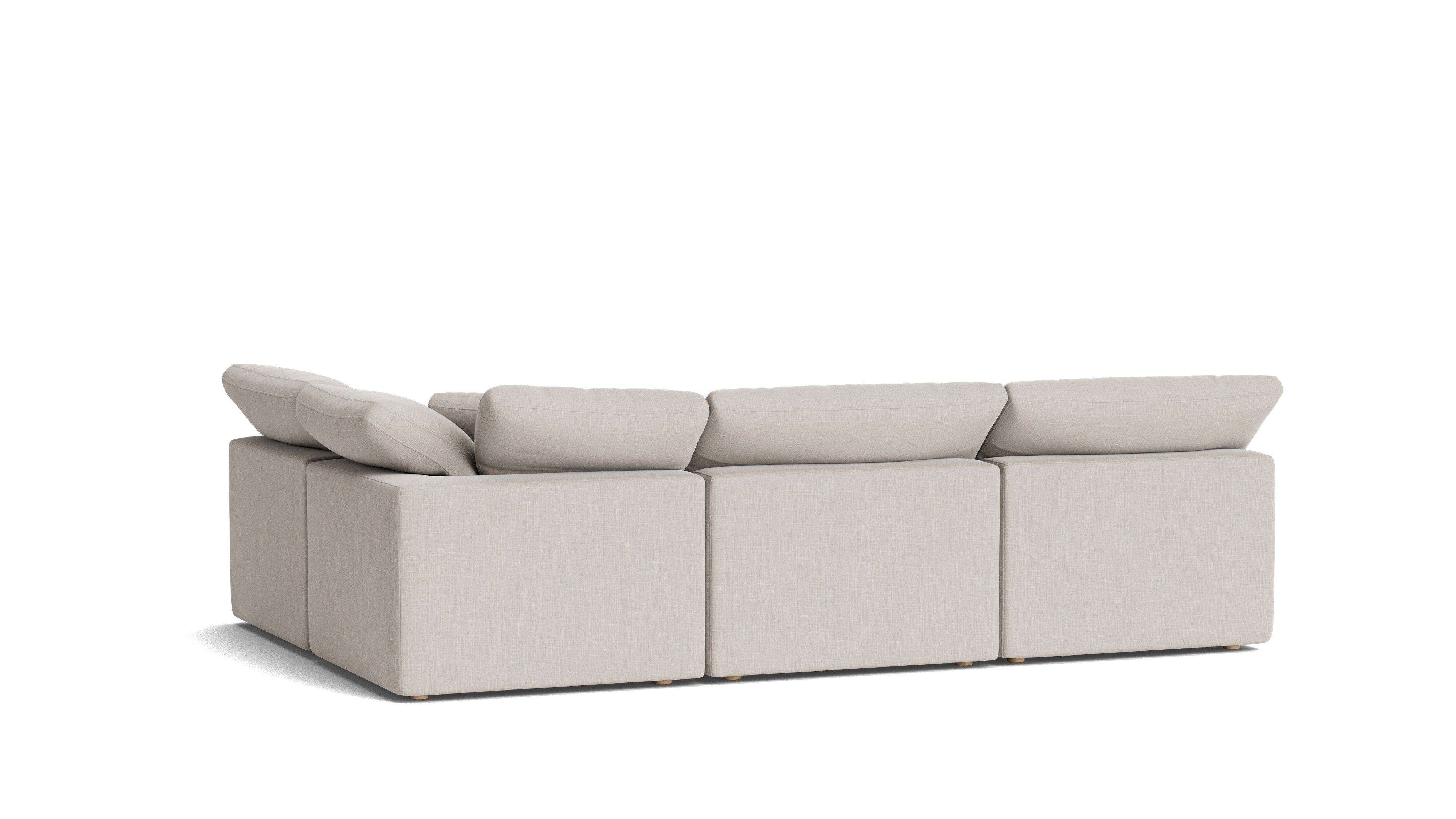 Movie Night™ 4 - Piece Modular Sectional Open, Standard, Clay - Sundays Company CanadaSEC-YJ-926-015