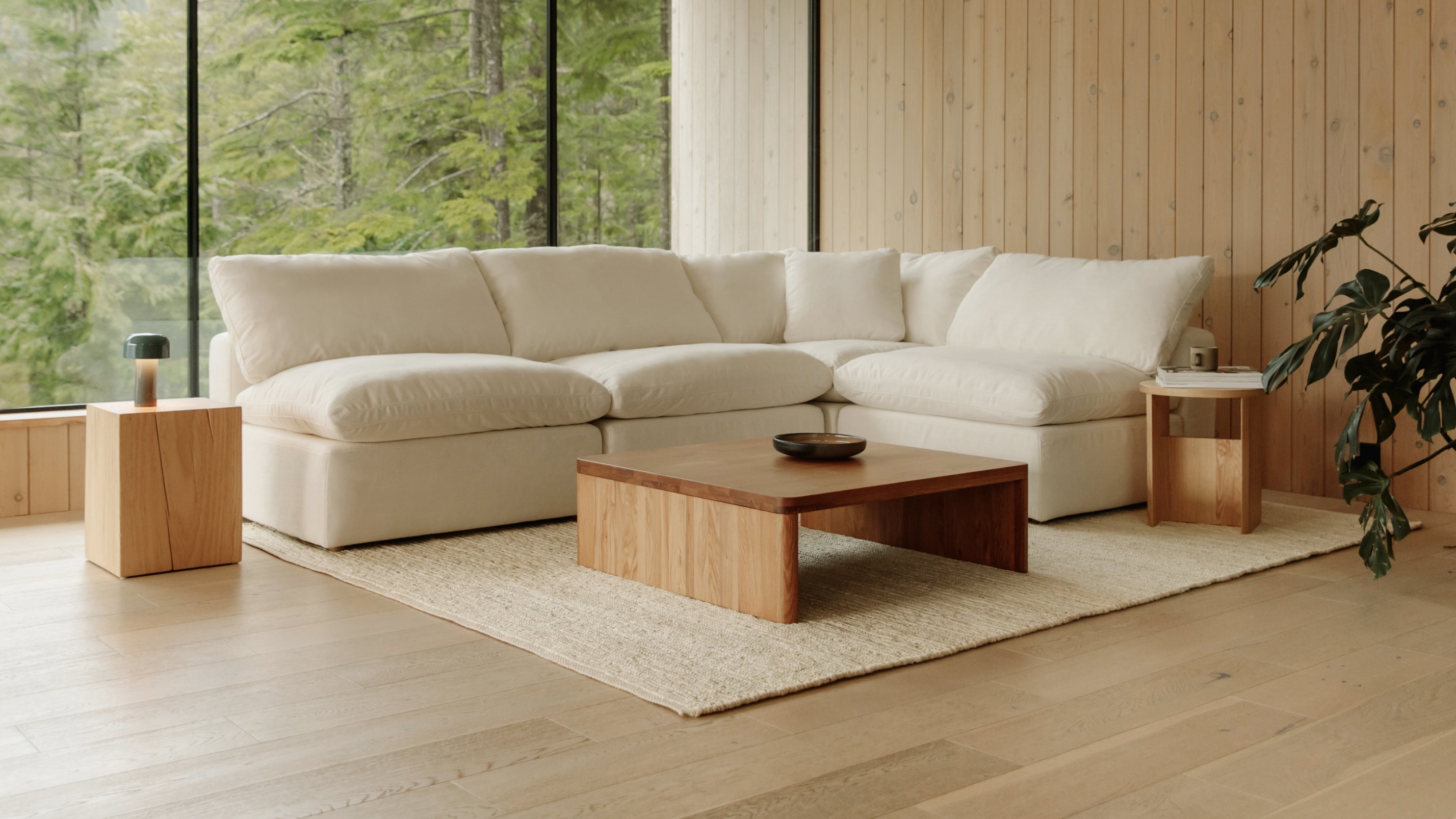 Movie Night™ 4 - Piece Modular Sectional Open, Large, Clay - Sundays Company CanadaSEC-YJ-924-015