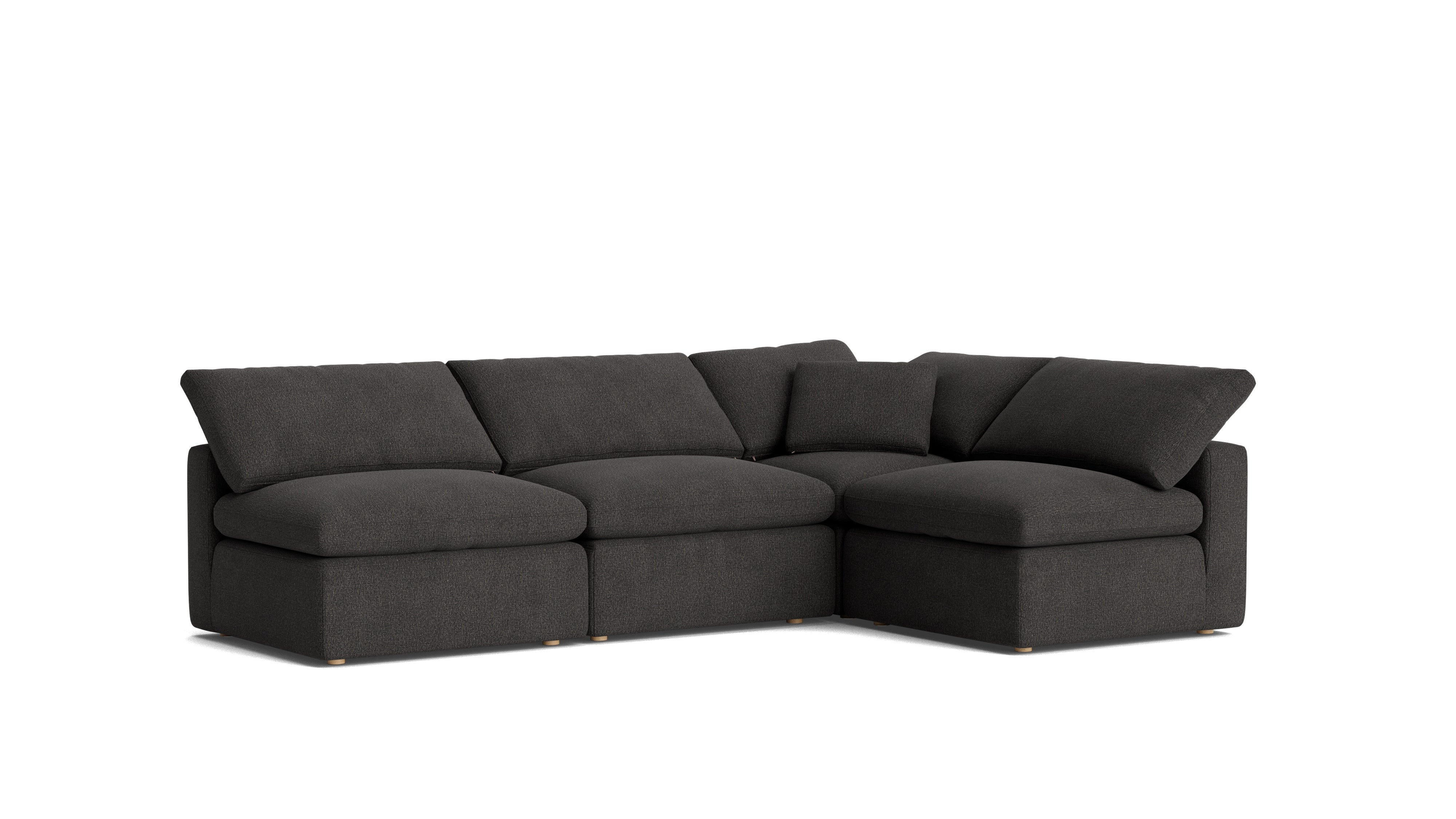 Movie Night™ 4 - Piece Modular Sectional Open, Standard, Dark Shadow - Sundays Company CanadaSEC-YJ-926-025