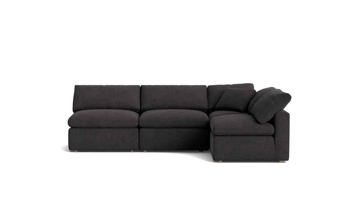 Movie Night™ 4-Piece Modular Sectional Open, Standard, Dark Shadow
