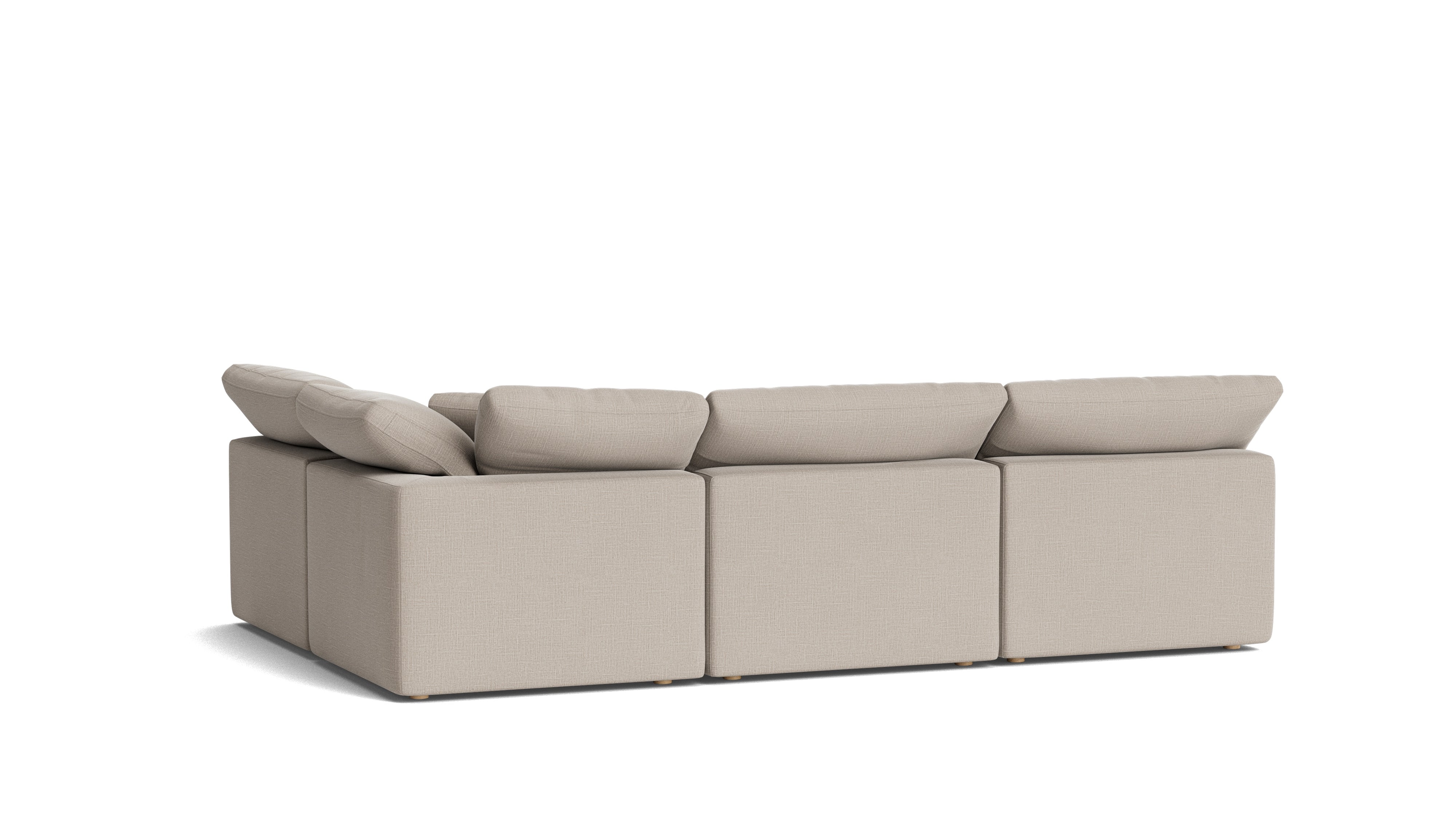 Movie Night™ 4 - Piece Modular Sectional Open, Standard, Light Pebble - Sundays Company CanadaSEC-YJ-926-029