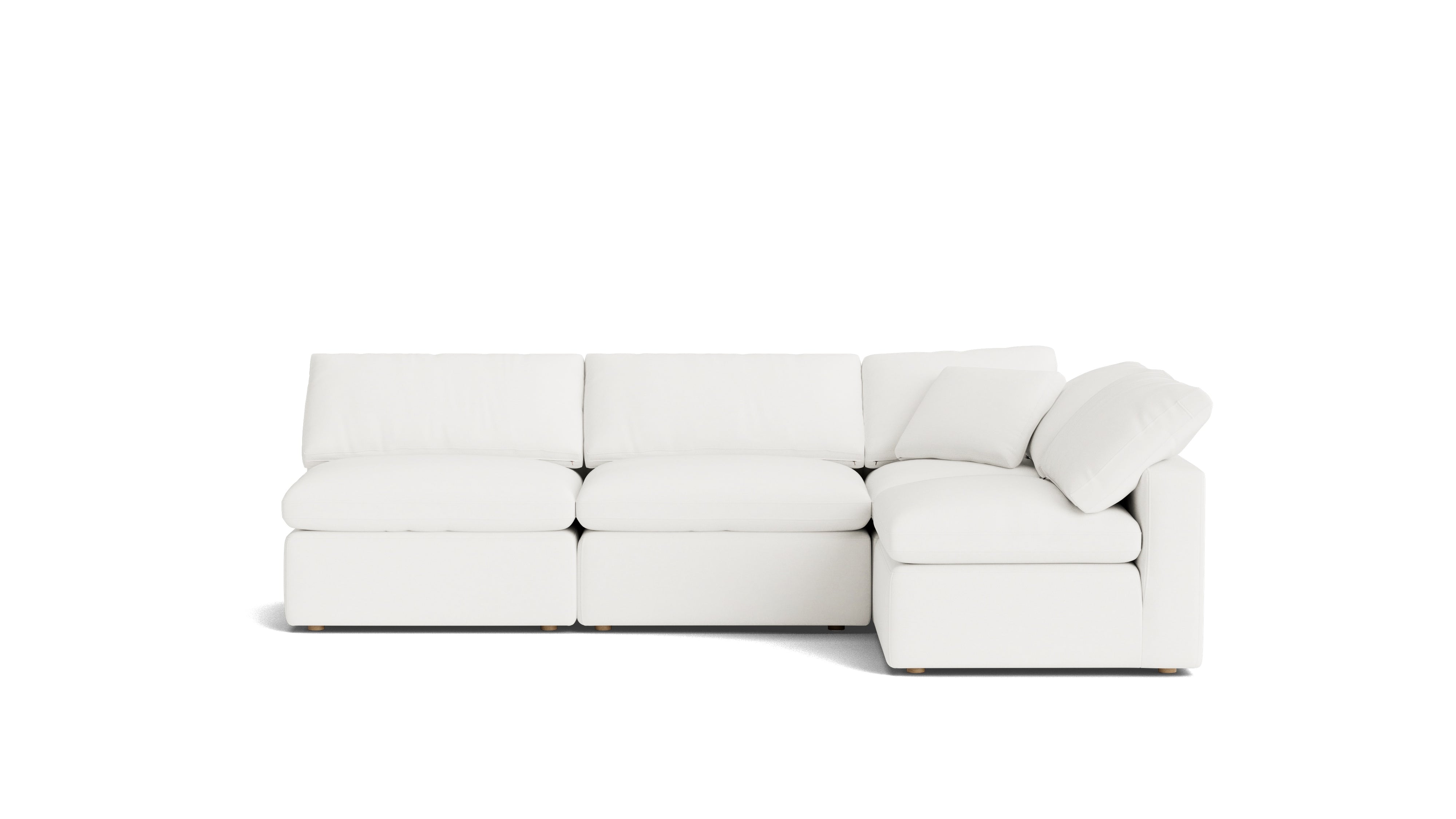 Movie Night™ 4 - Piece Modular Sectional Open, Standard, Brie - Sundays Company CanadaSEC-YJ-926-037
