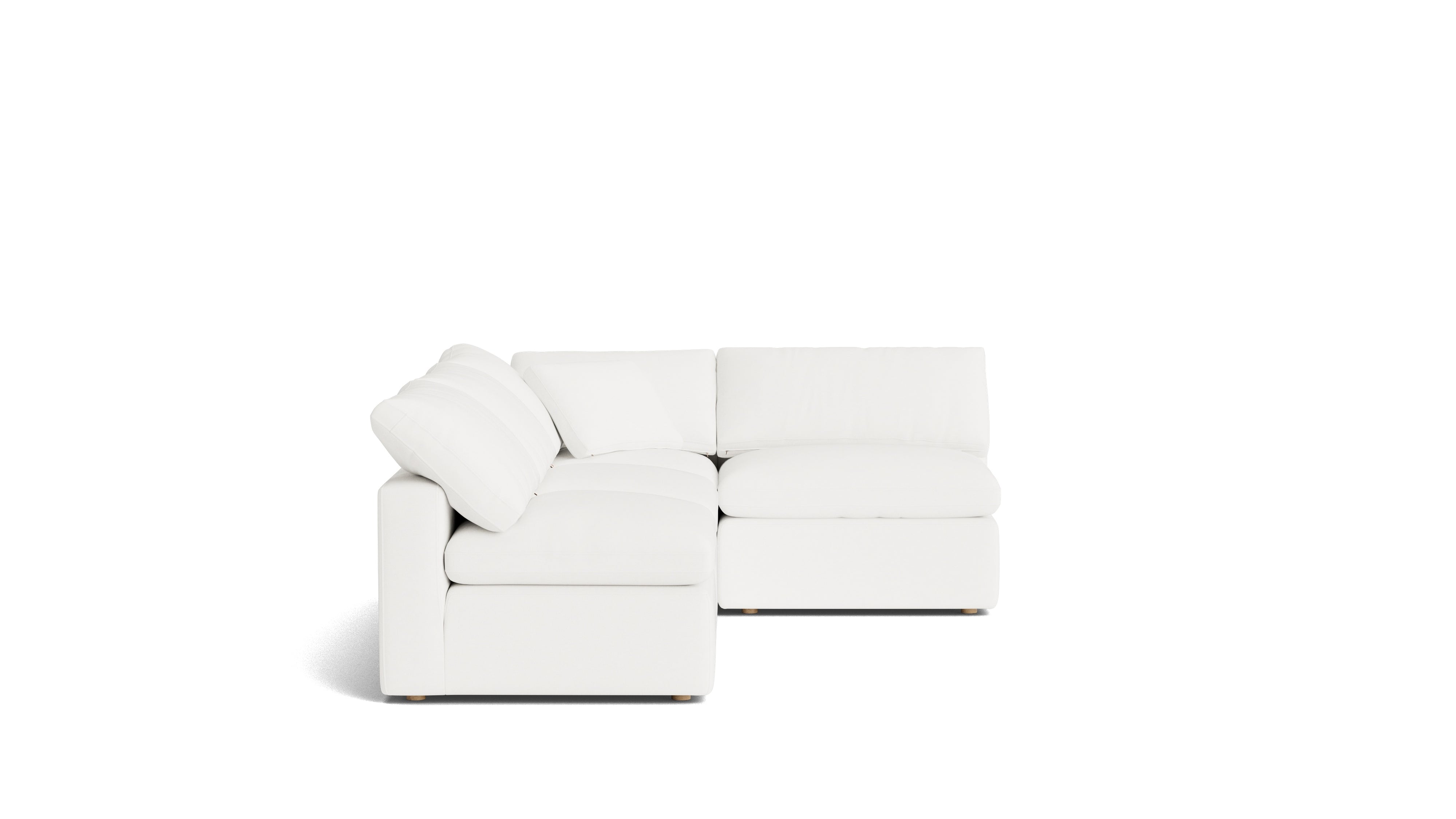 Movie Night™ 4 - Piece Modular Sectional Open, Standard, Brie - Sundays Company CanadaSEC-YJ-926-037