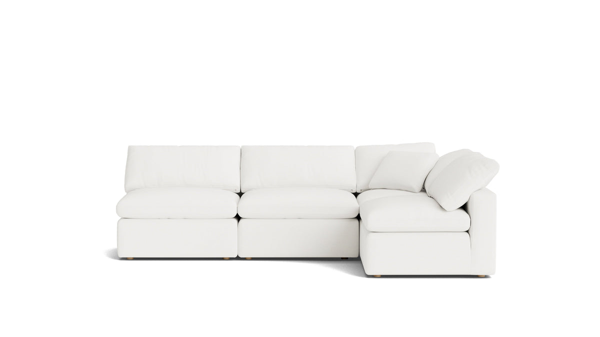 Movie Night™ 4-Piece Modular Sectional Open, Standard, Brie