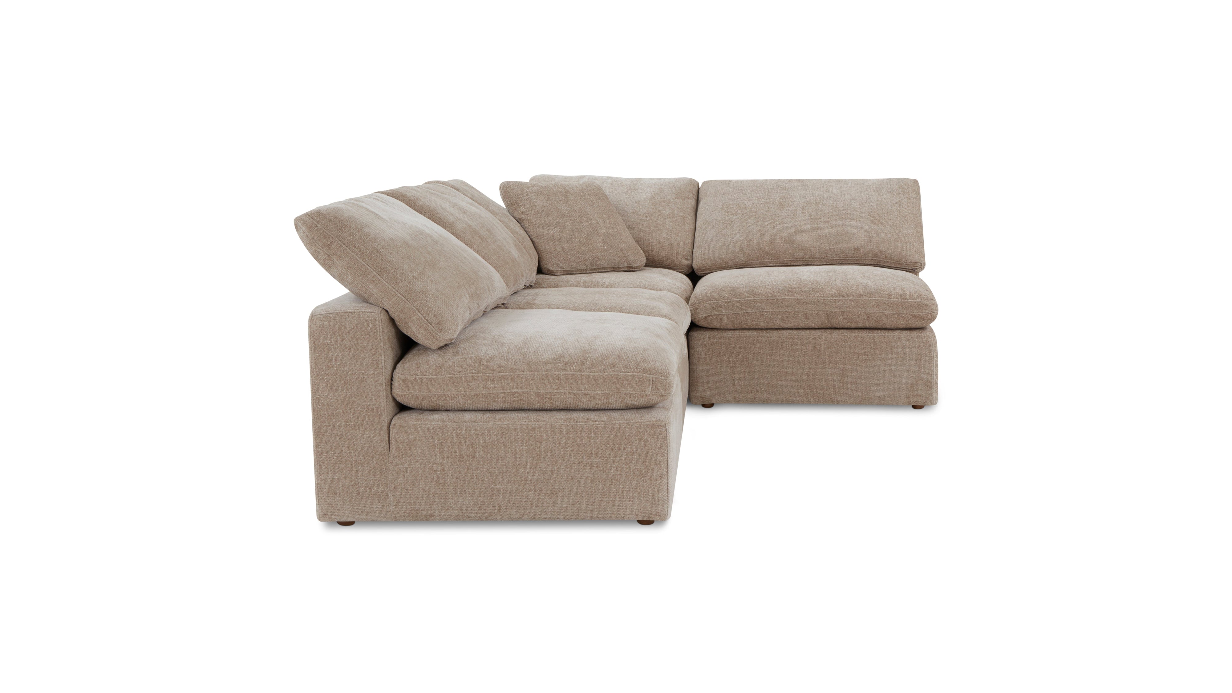 Movie Night™ 4-Piece Modular Sectional Open, Standard, Champagne - Image 9