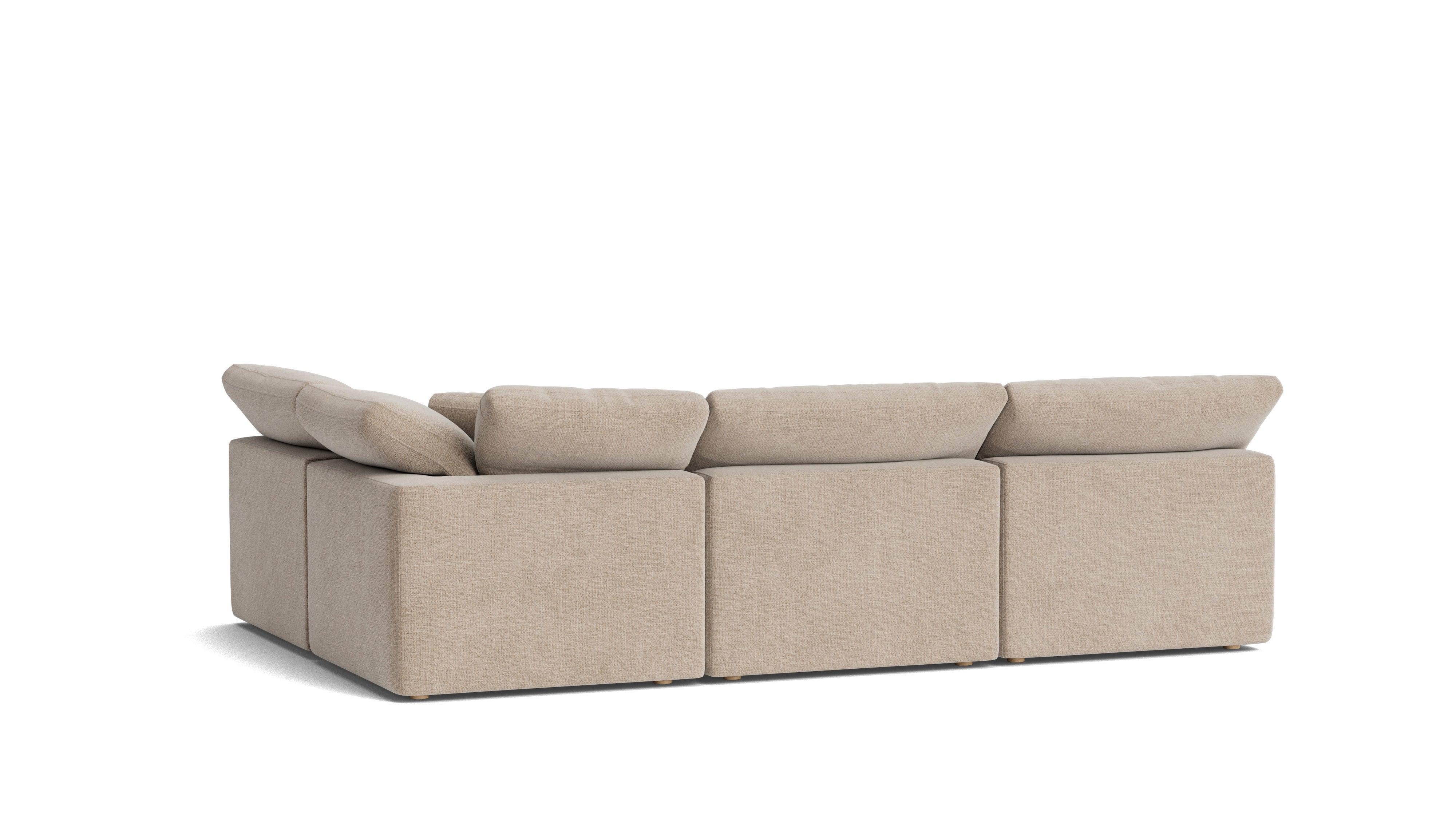 Movie Night™ 4 - Piece Modular Sectional Open, Standard, Champagne - Sundays Company CanadaSEC-YJ-926-041