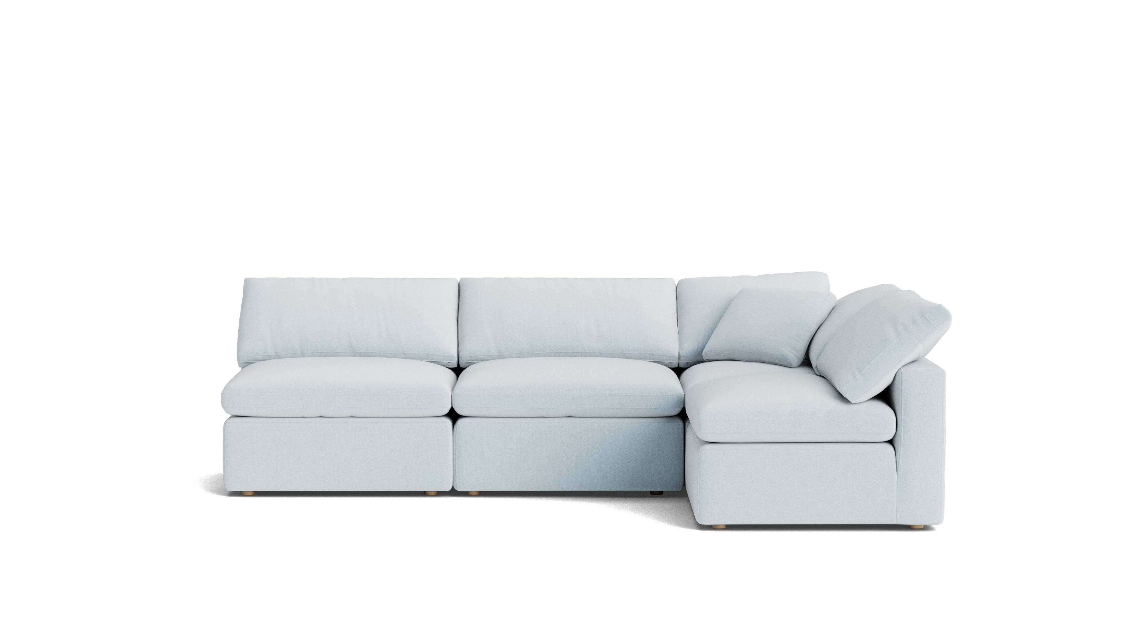 Movie Night™ 4-Piece Modular Sectional Open, Standard, Cove