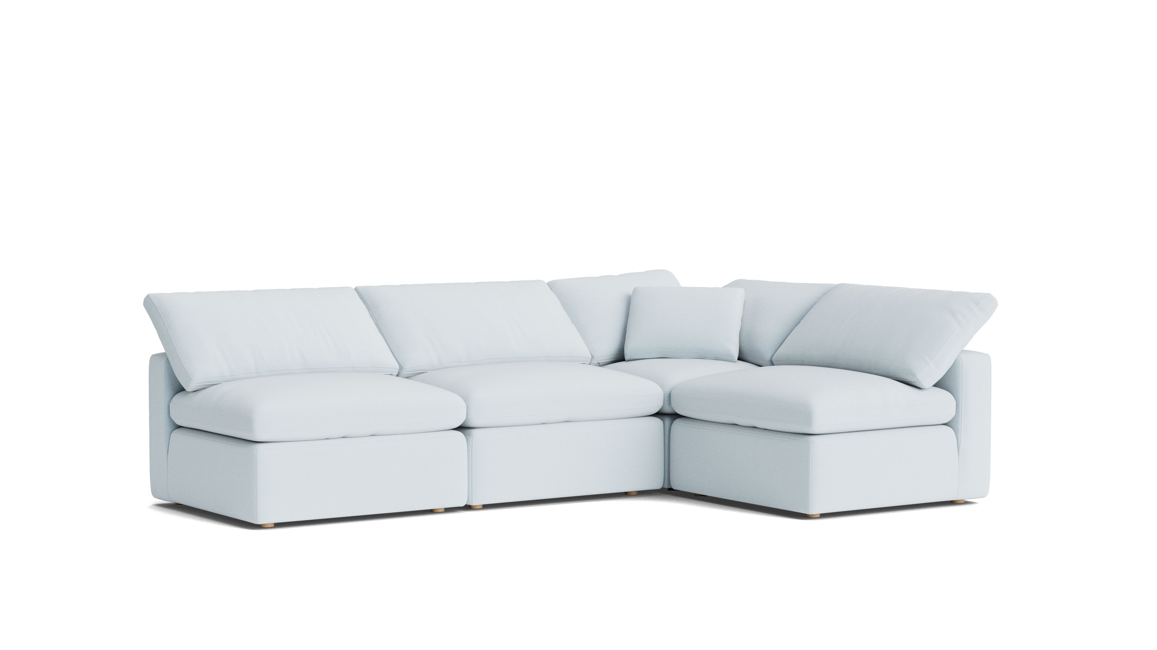 Movie Night™ 4-Piece Modular Sectional Open, Standard, Cove
