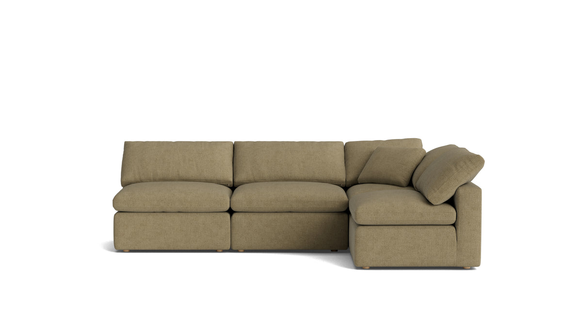 Movie Night™ 4-Piece Modular Sectional Open, Standard, Olive_image