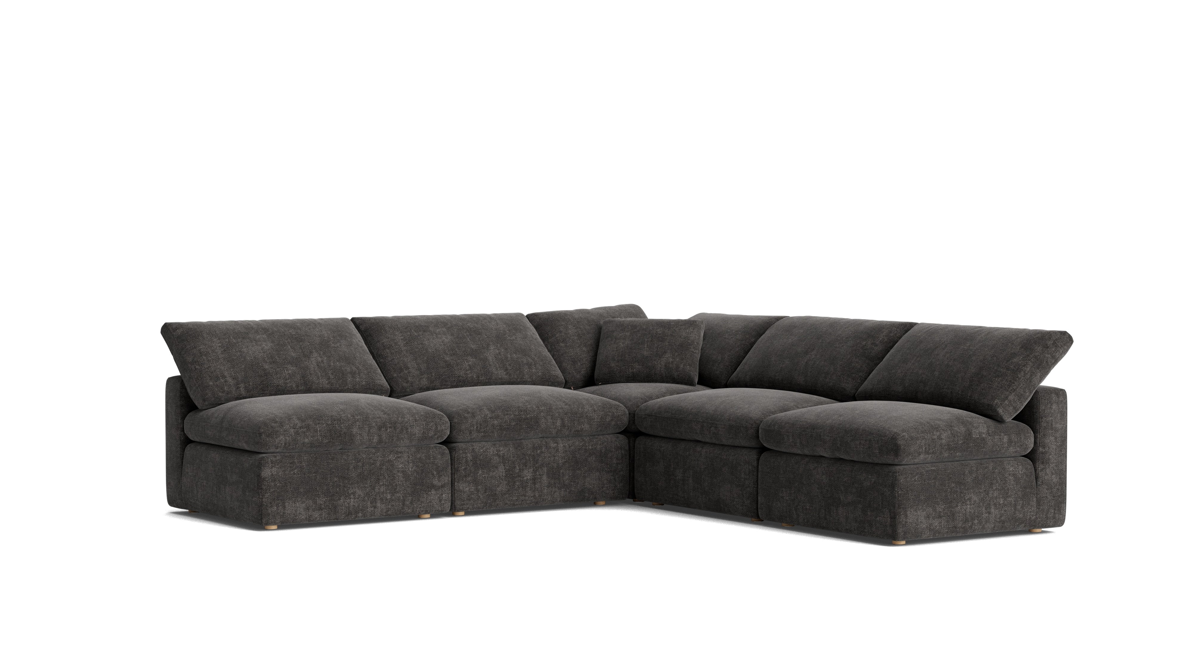 Movie Night™ 5 - Piece Modular Sectional Open, Standard, Truffle - Sundays Company CanadaSEC-YJ-927-003