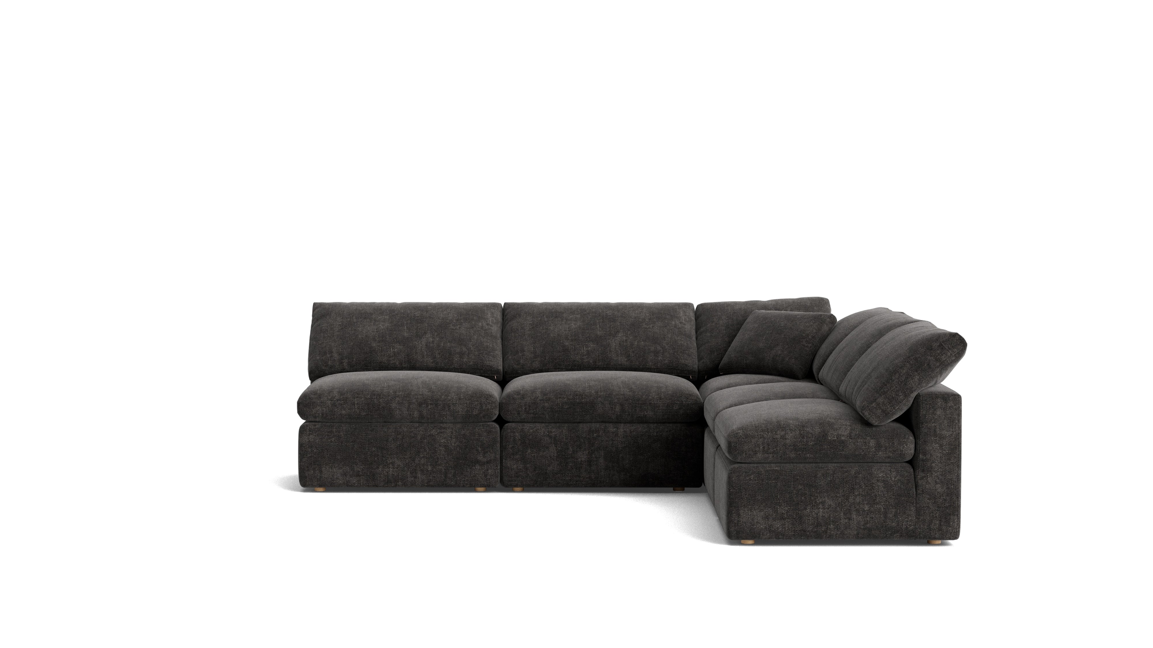 Movie Night™ 5 - Piece Modular Sectional Open, Standard, Truffle - Sundays Company CanadaSEC-YJ-927-003