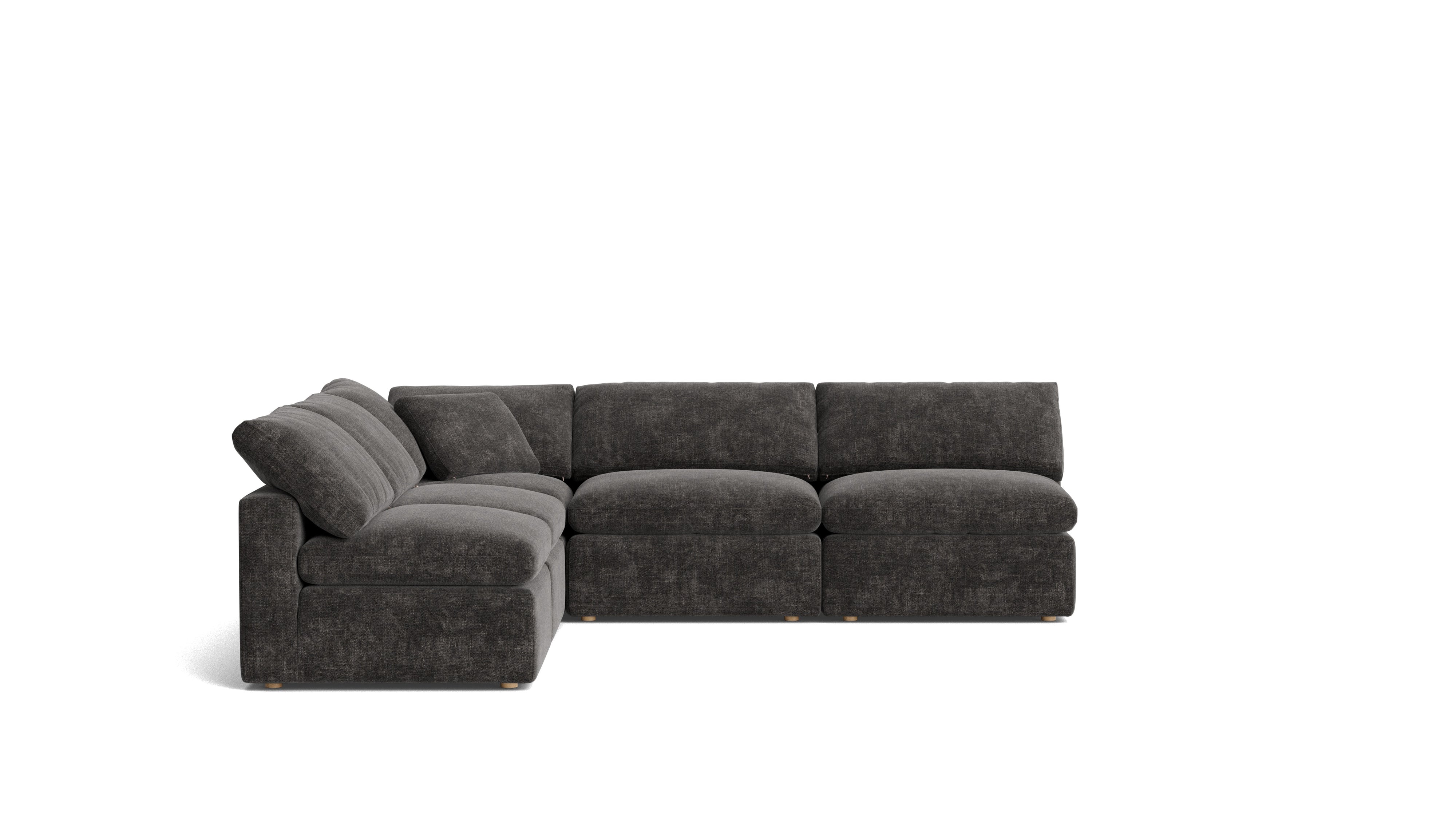 Movie Night™ 5 - Piece Modular Sectional Open, Standard, Truffle - Sundays Company CanadaSEC-YJ-927-003