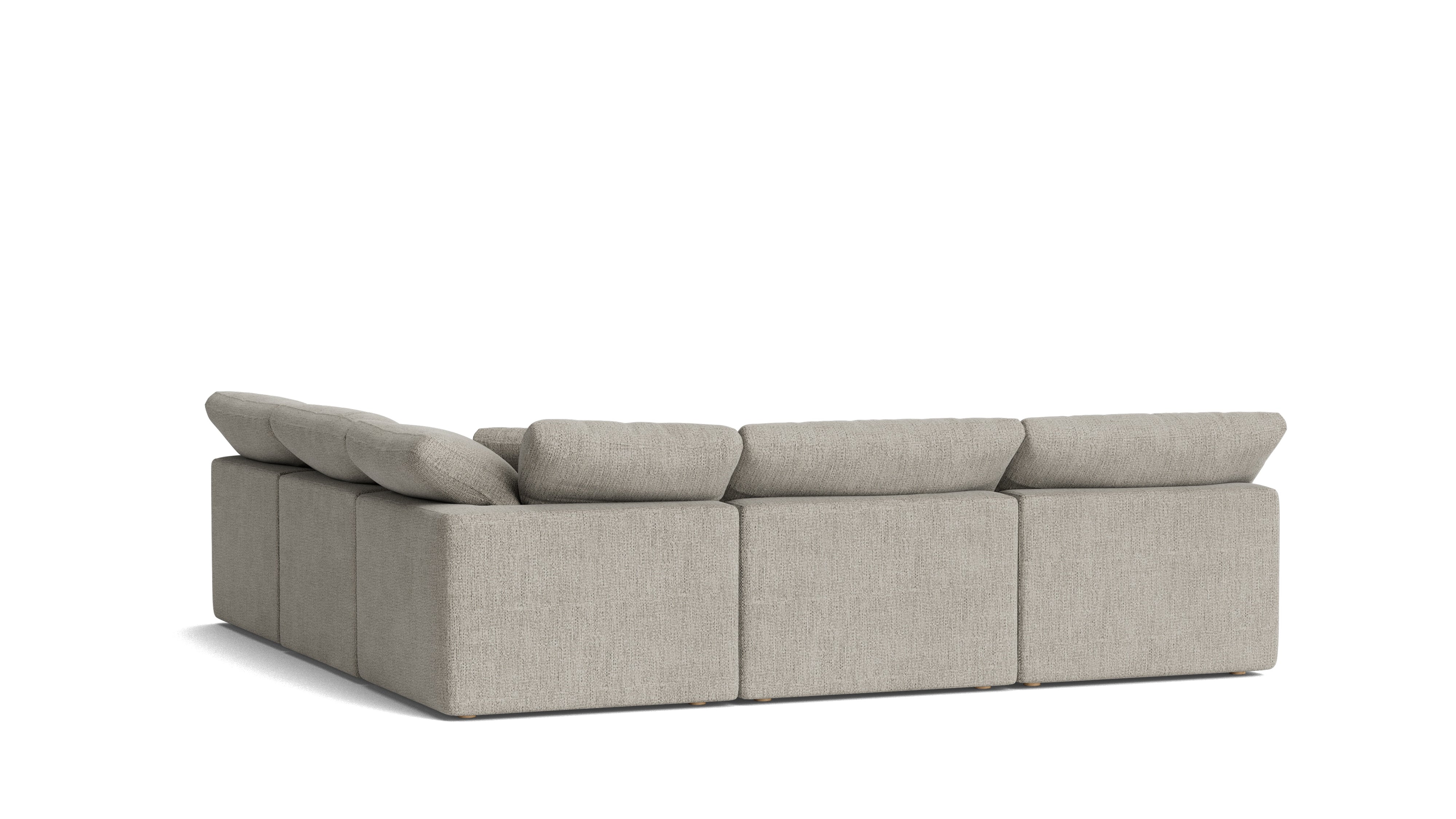 Movie Night™ 5 - Piece Modular Sectional Open, Standard, Oatmeal - Sundays Company CanadaSEC-YJ-927-007