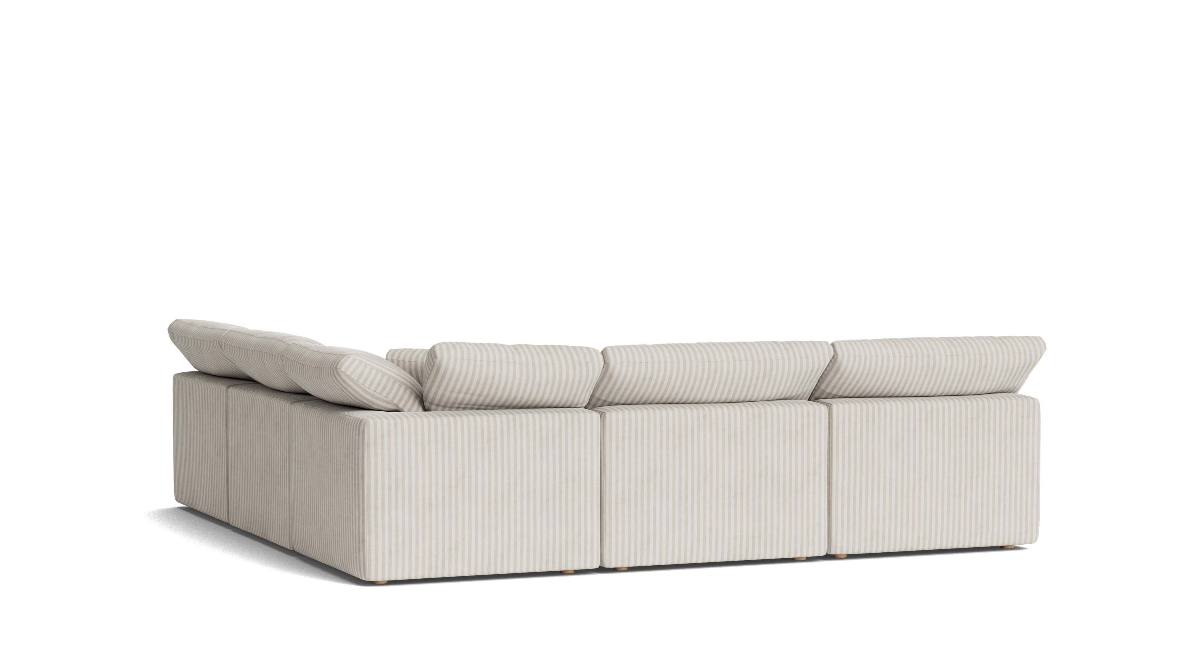 Movie Night™ 5 - Piece Modular Sectional Open, Standard, Newport Stripe - Sundays Company CanadaSEC-YJ-927-011