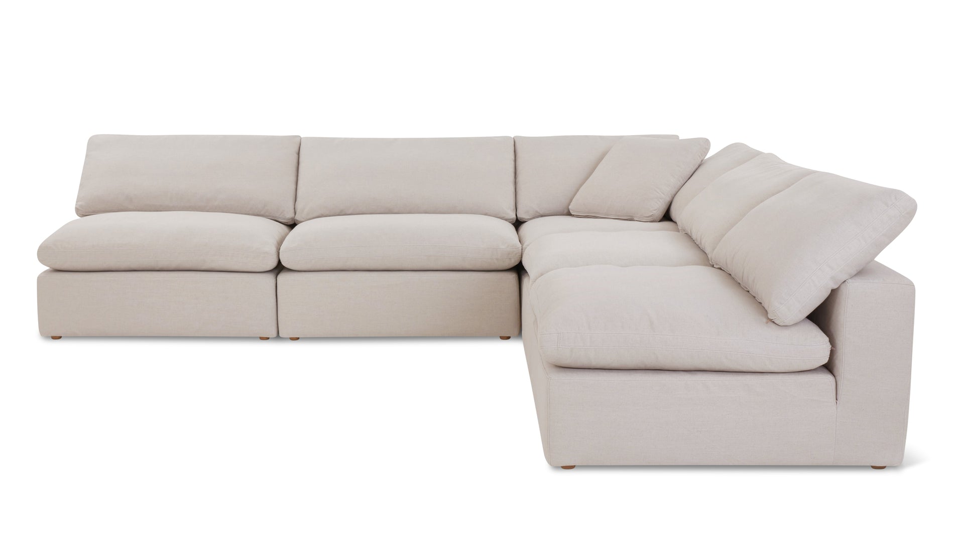 Movie Night™ 5-Piece Modular Sectional Open, Standard, Clay_image