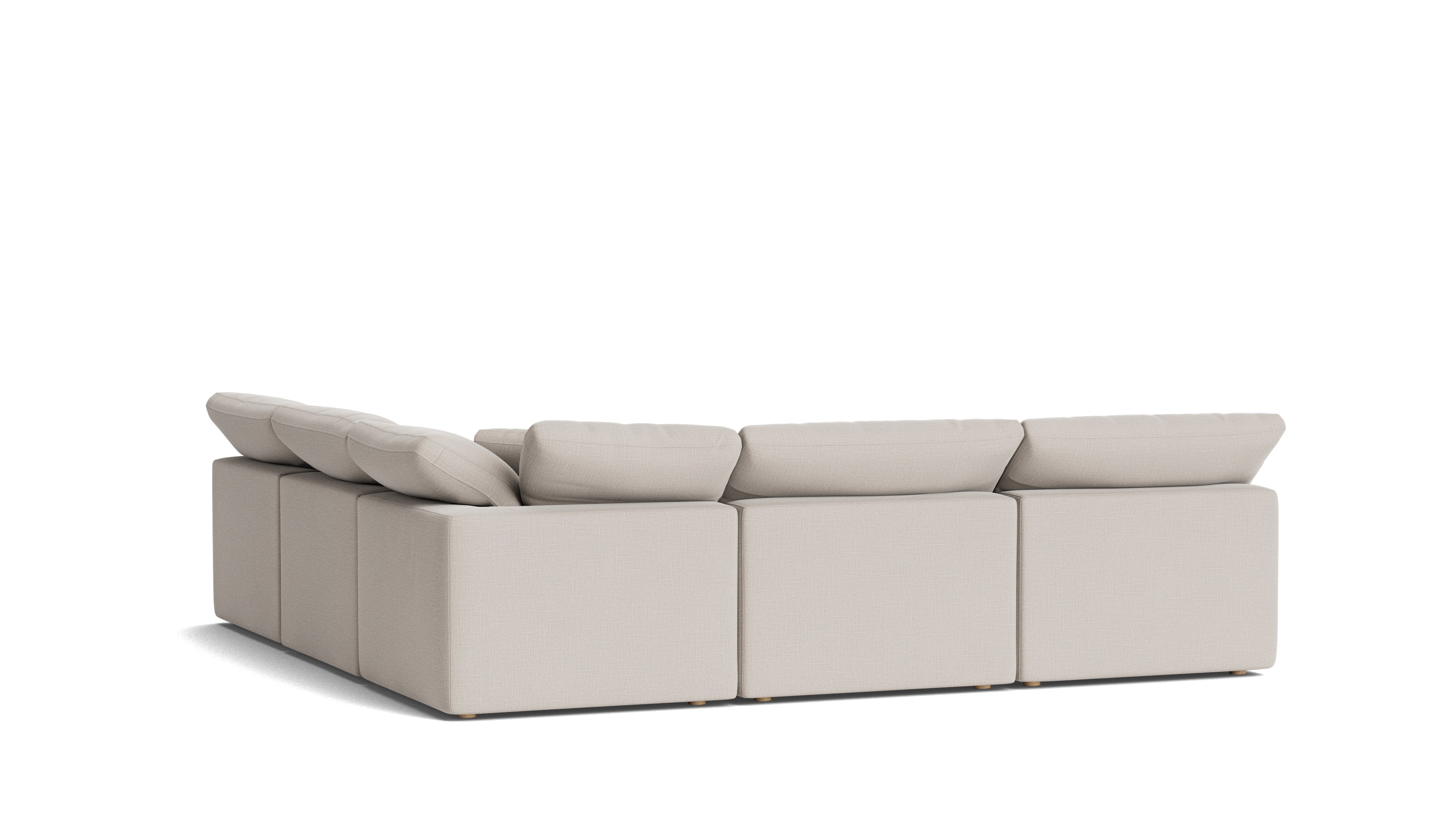 Movie Night™ 5 - Piece Modular Sectional Open, Standard, Clay - Sundays Company CanadaSEC-YJ-927-015